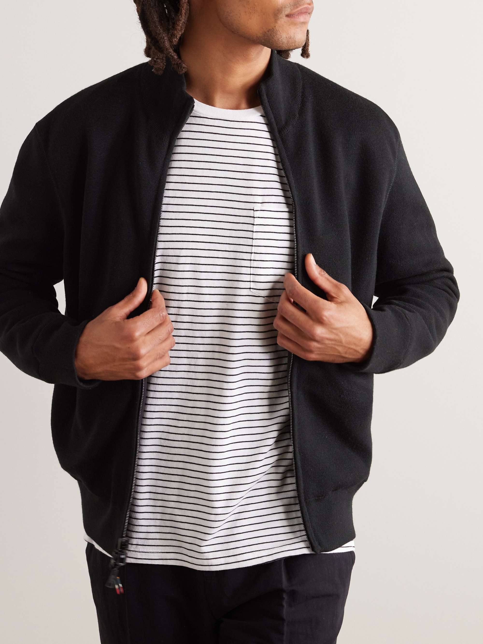 Sedgeley Reversible Shell and Merino Wool Padded Bomber Jacket view