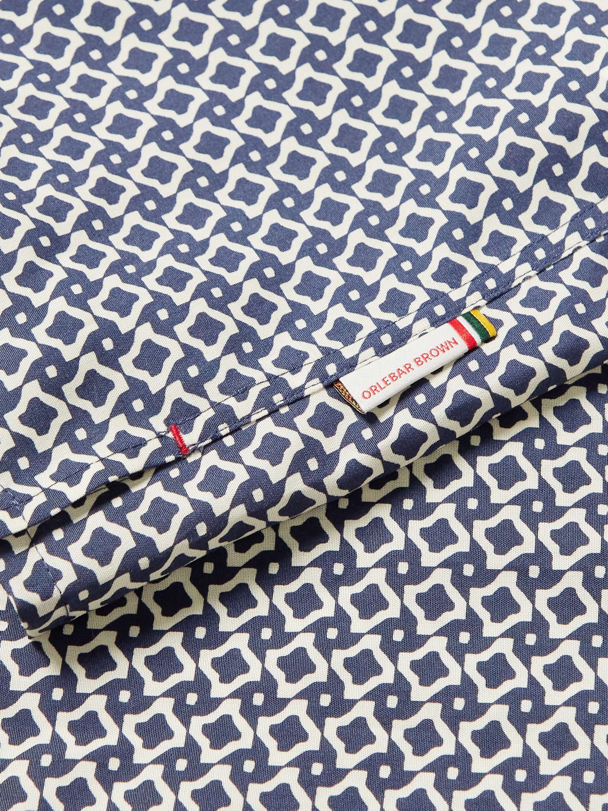 Hibbert Roda Camp-Collar Printed Lyocell Shirt view