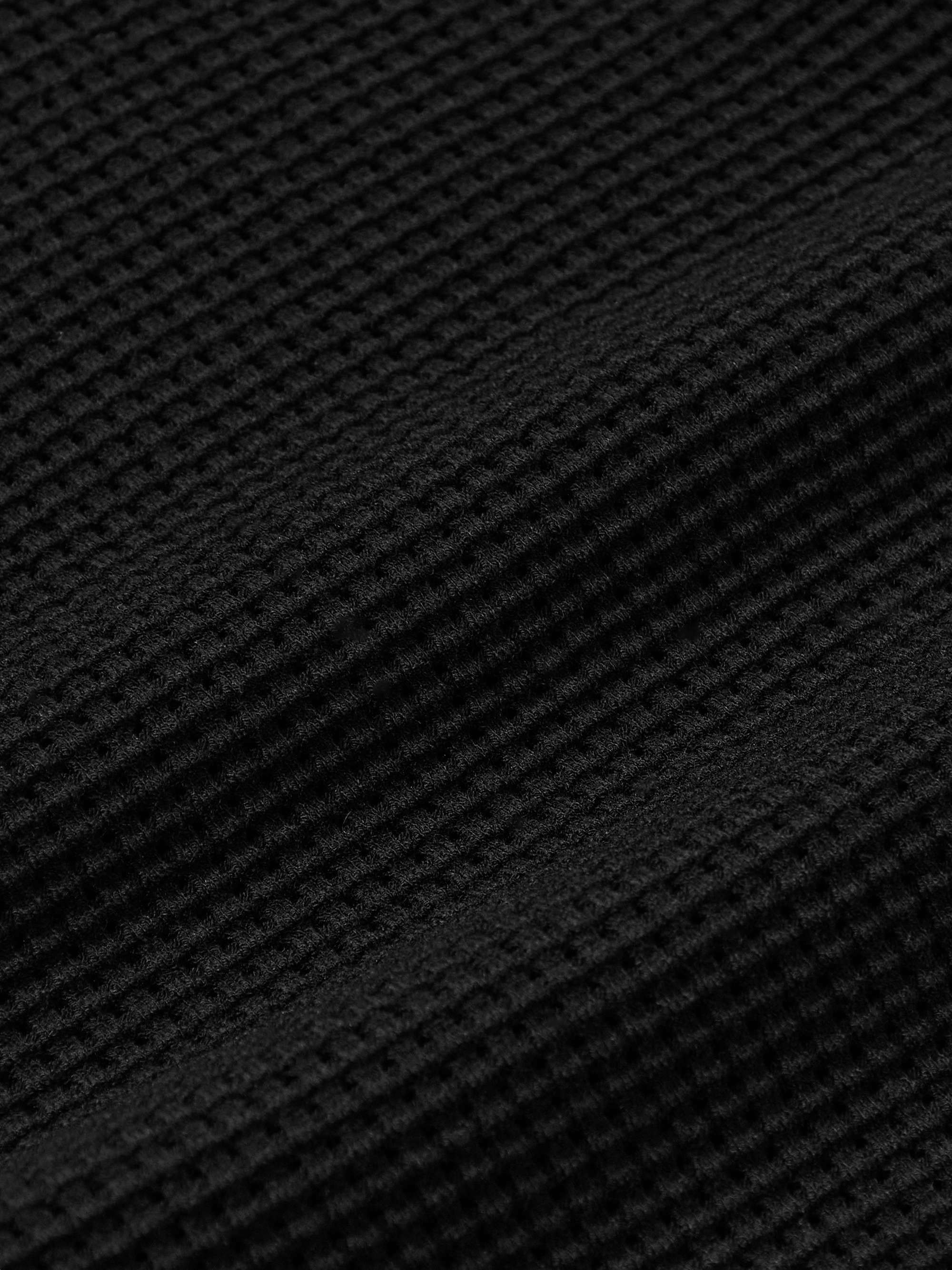 Roddy Waffle-Knit Polo Shirt view