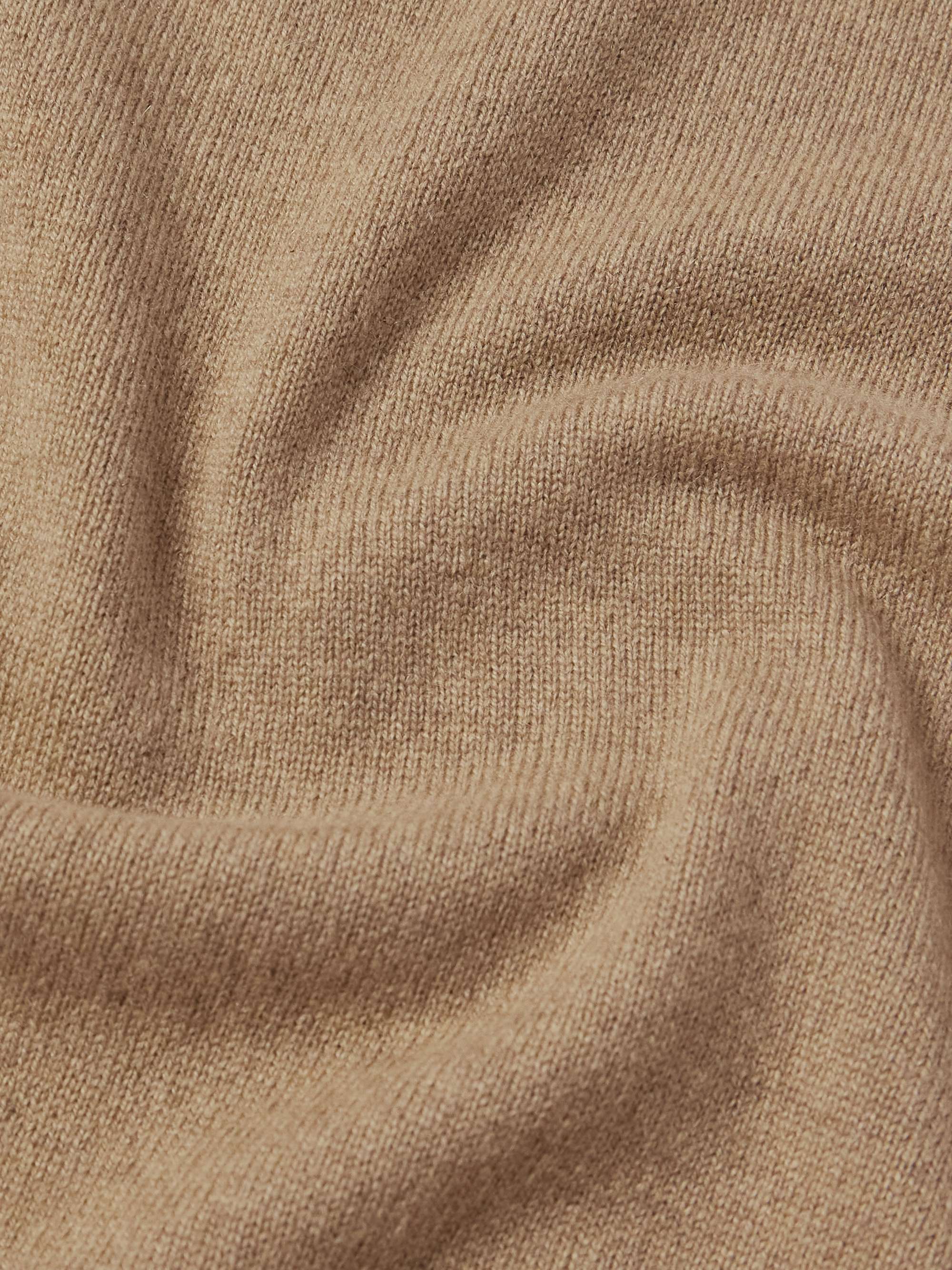 Slim-Fit Cashmere Polo Shirt view