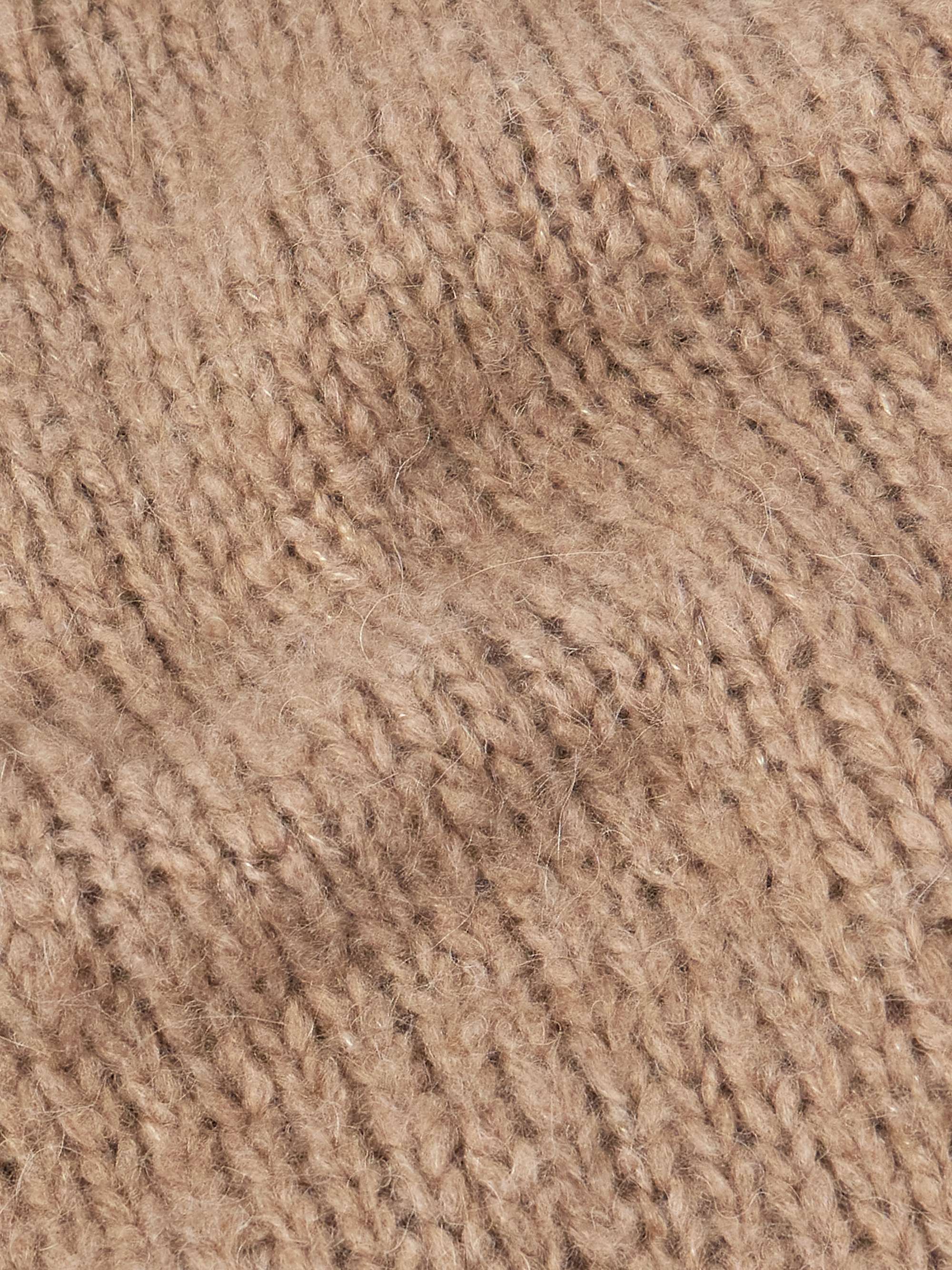 Alpaca, Cashmere and Silk-Blend Rollneck Sweater view