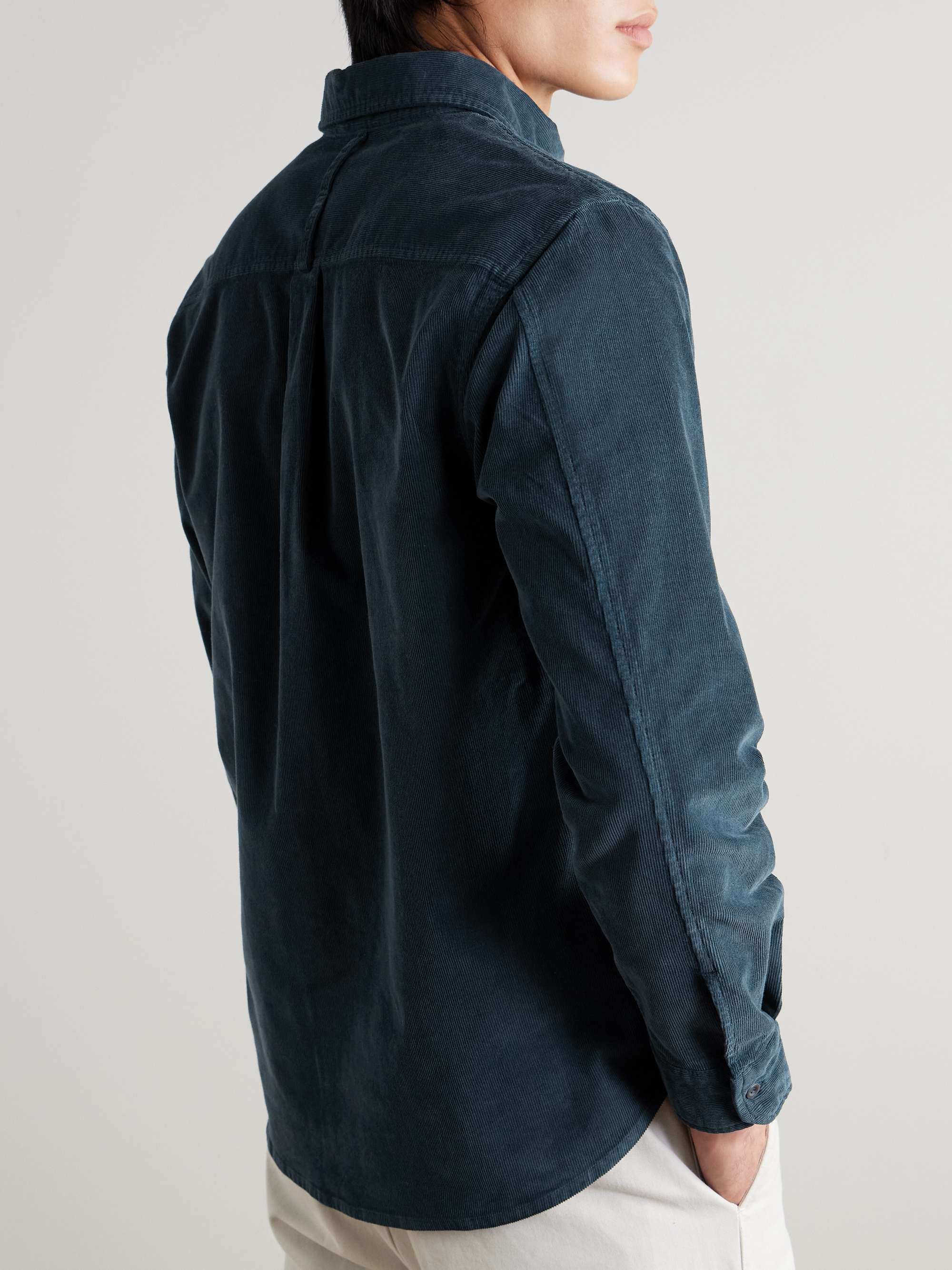 Cotton-Blend Corduroy Shirt view