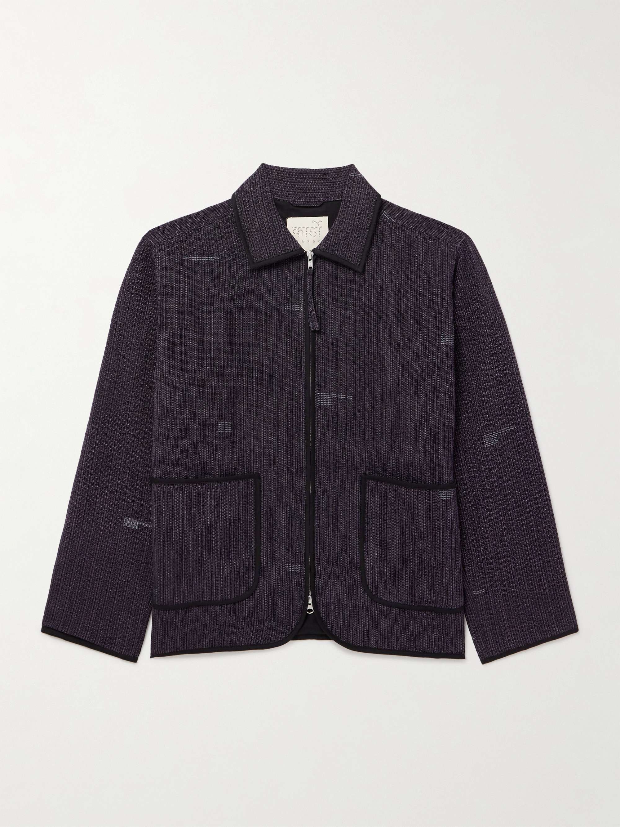 Amardeep Cotton-Jacquard Jacket view