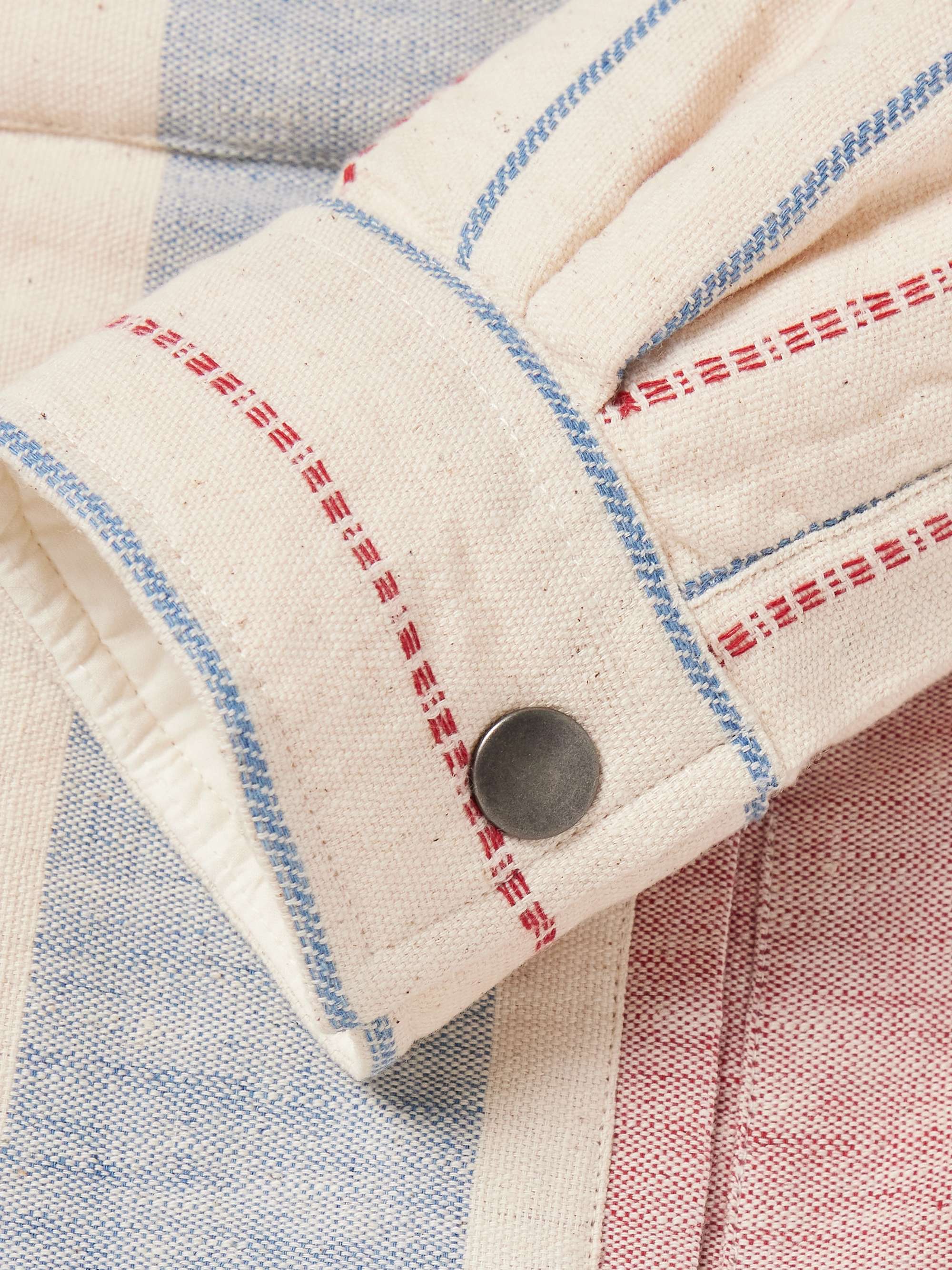 Woody Striped Cotton Jacket view