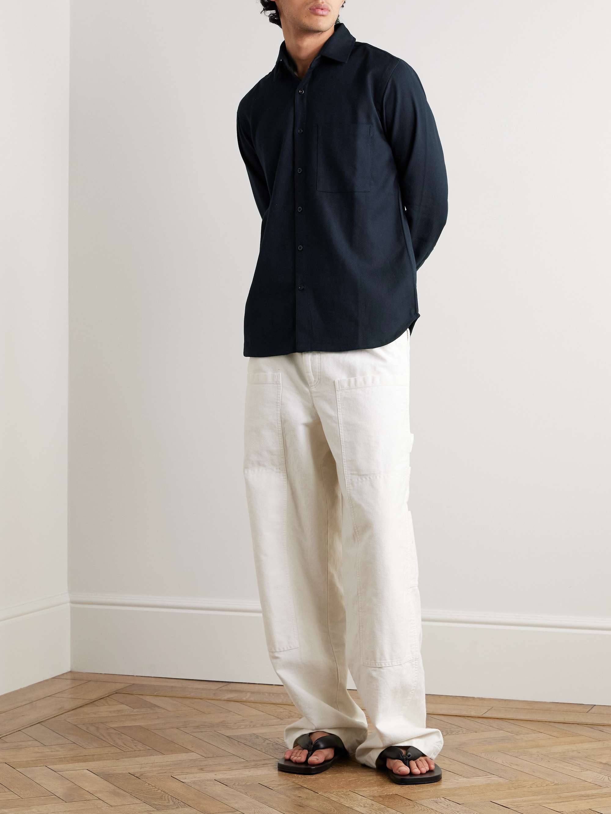 Ryan Herringbone Cotton Shirt view