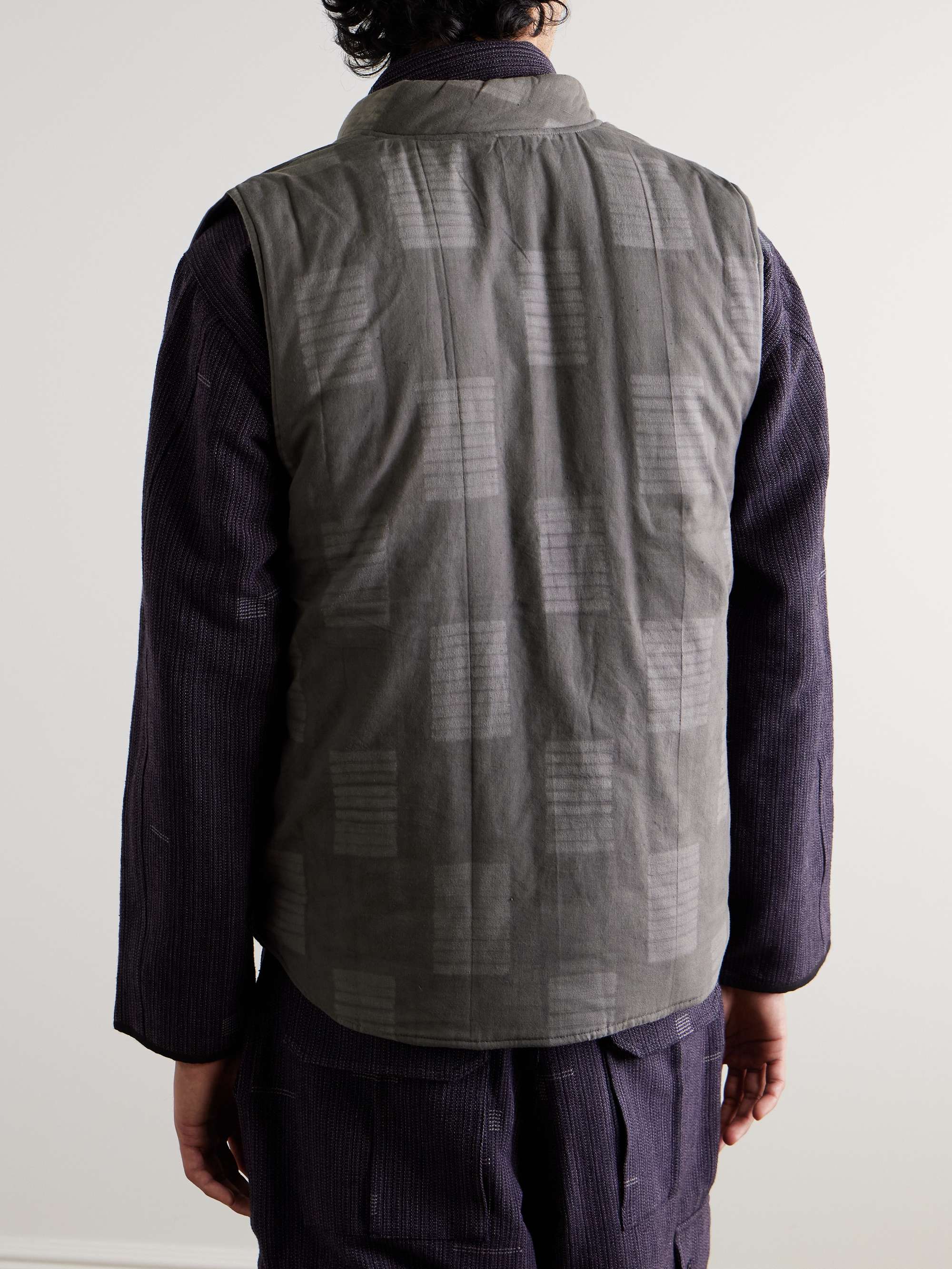 Leo Quilted Cotton Gilet view