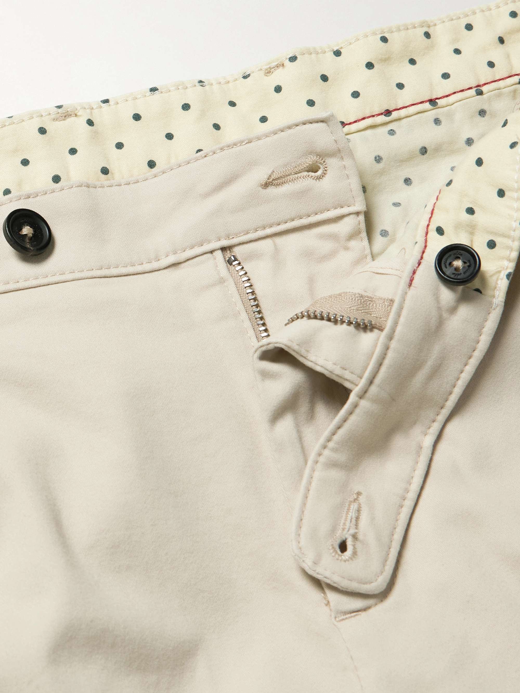 Ionio2 Straight-Leg Pleated Cotton-Blend Twill Trousers view