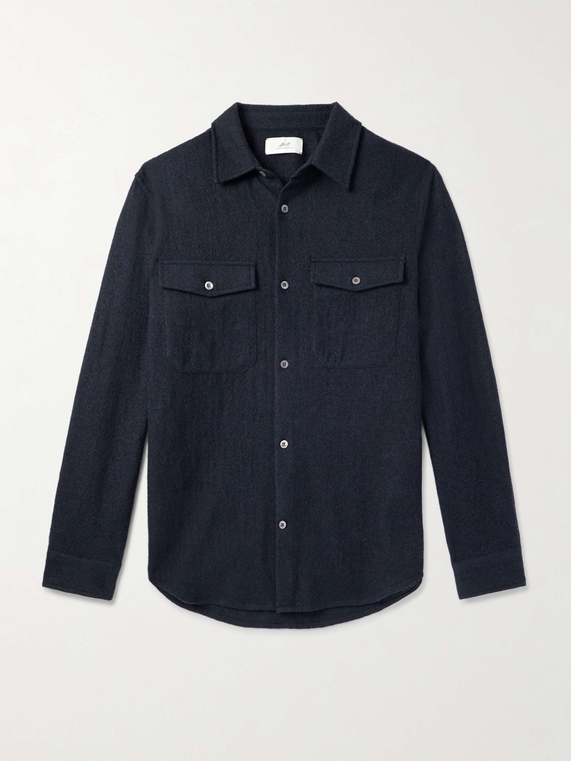 Brushed-Wool Shirt view