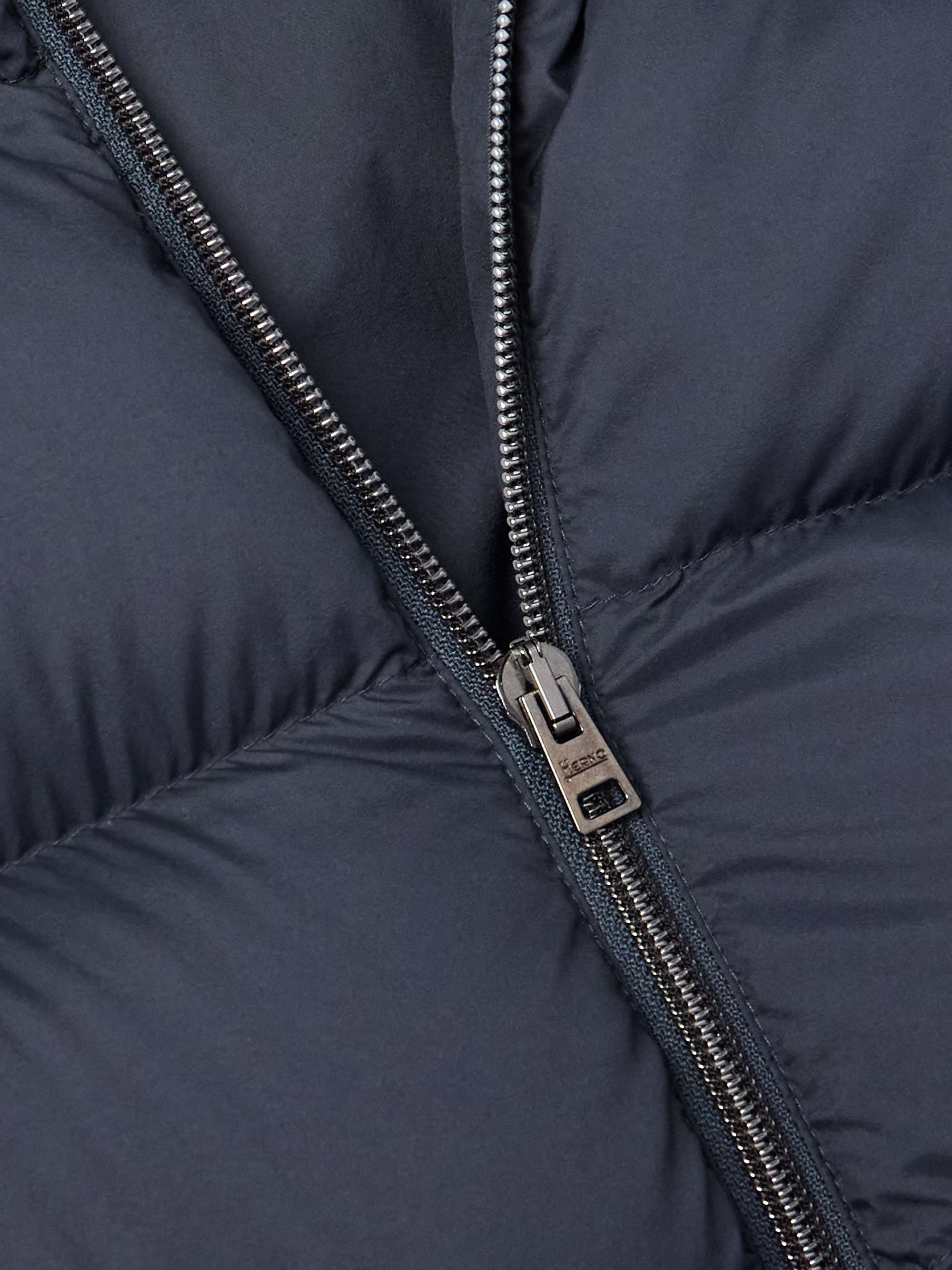 Quilted Shell Down Hooded Gilet view