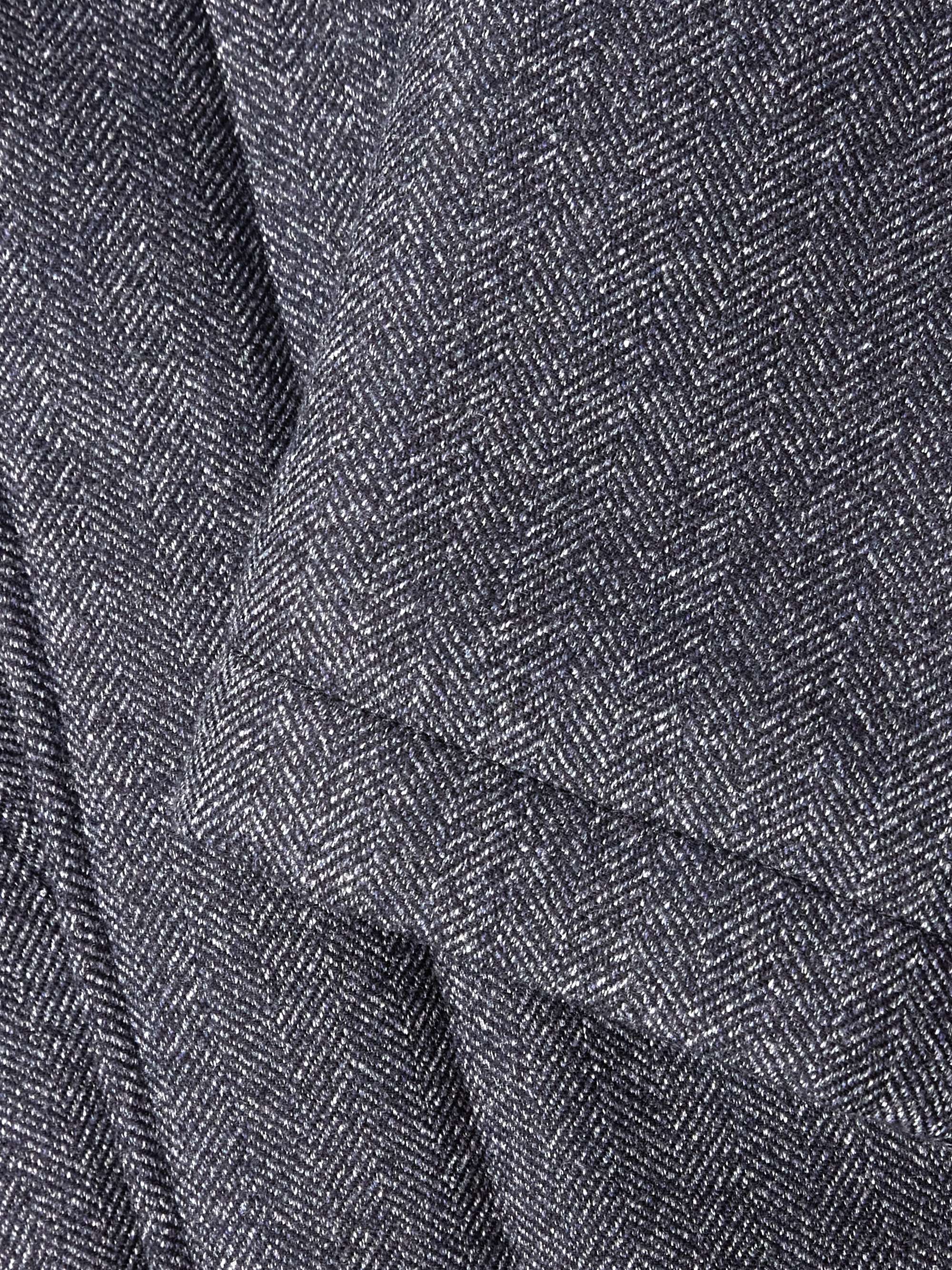 Layered Padded Herringbone Virgin Wool-Twill Coat view