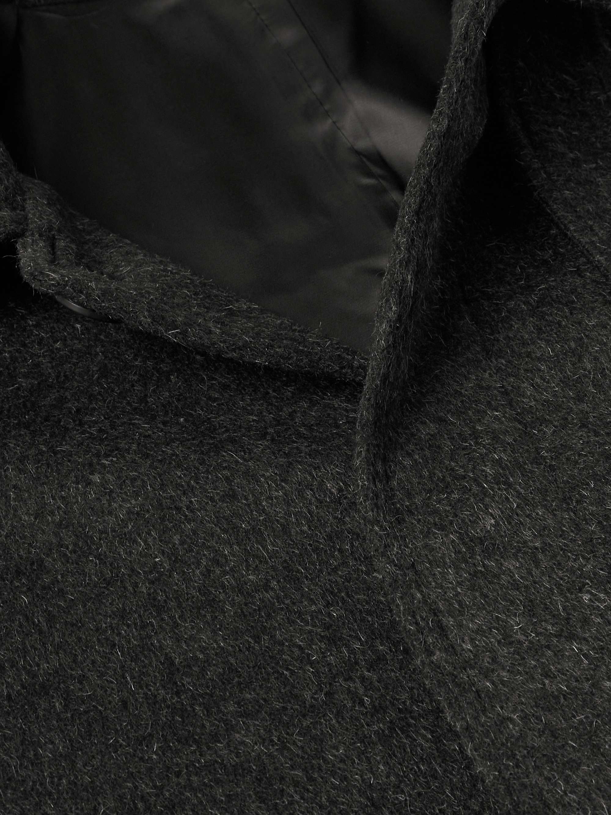 Installation Brushed Virgin Wool, Mohair and Cashmere-Blend Coat view