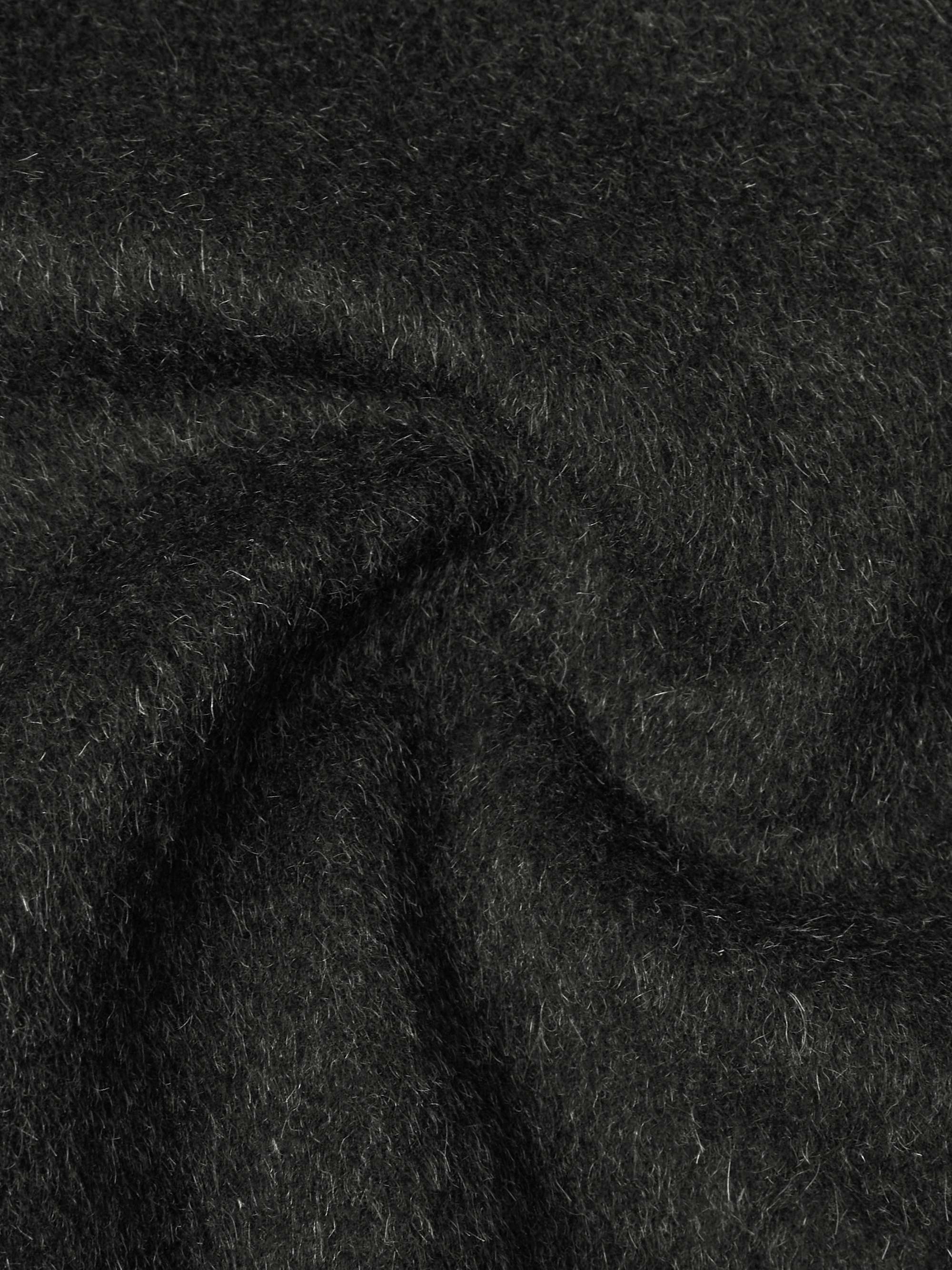 Installation Brushed Virgin Wool, Mohair and Cashmere-Blend Coat view