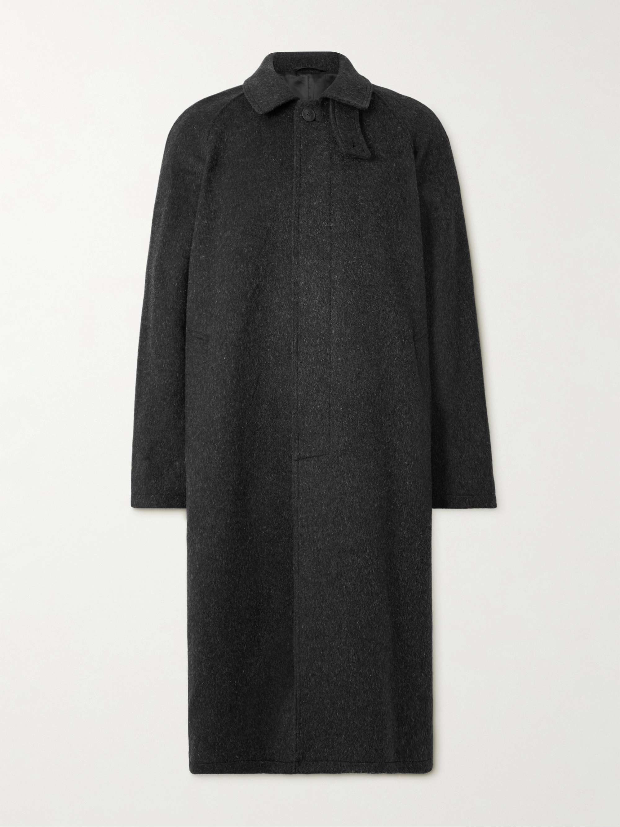 Installation Brushed Virgin Wool, Mohair and Cashmere-Blend Coat view