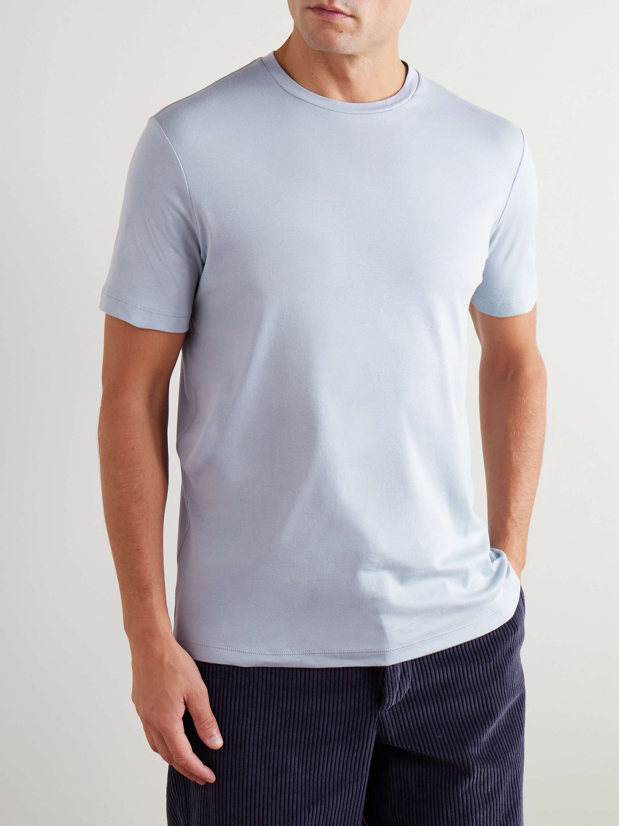 Lewis Slim-Fit Brushed Cotton-Jersey T-Shirt view