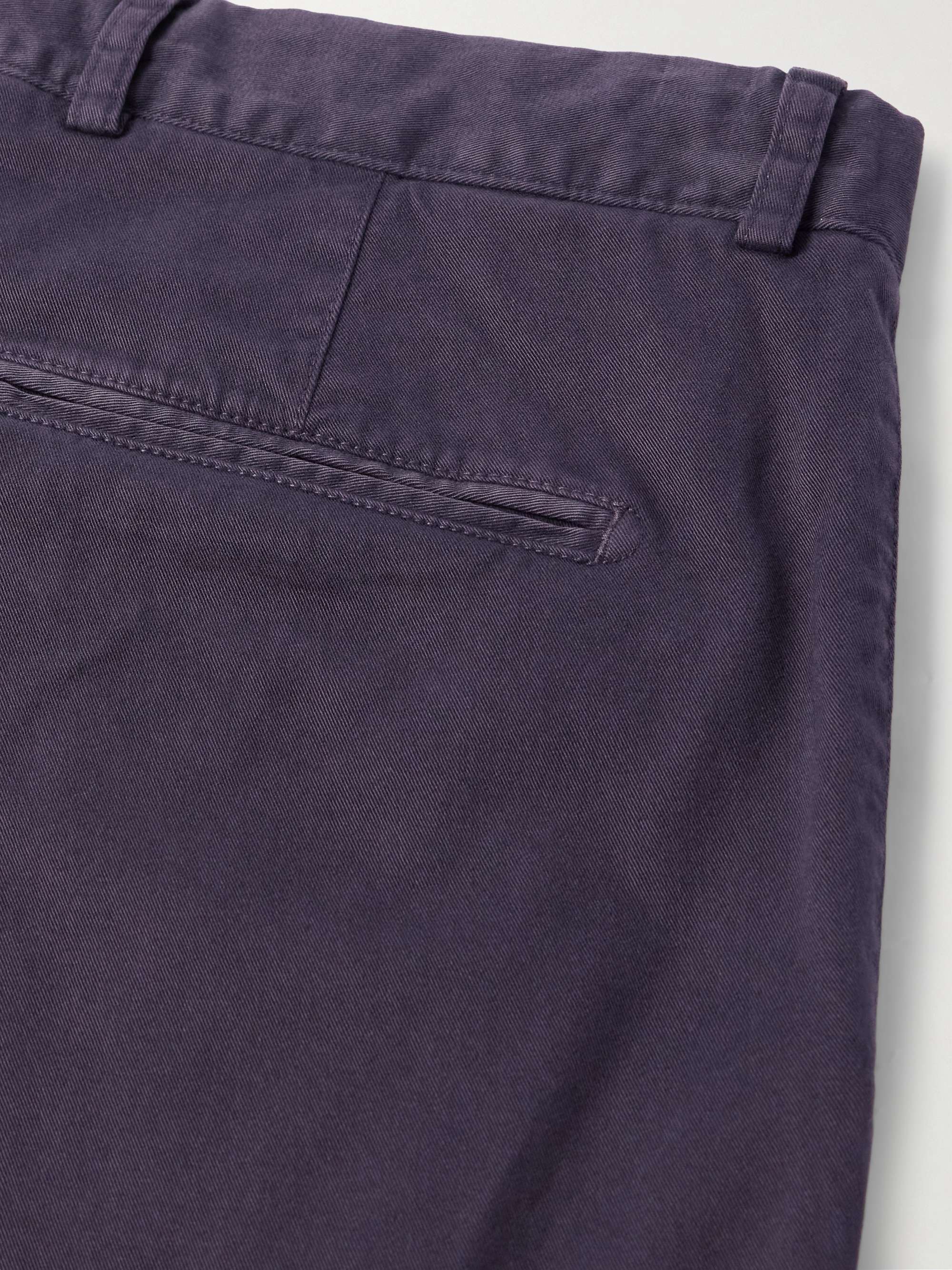 Jagger Tapered Cotton-Blend Twill Trousers view