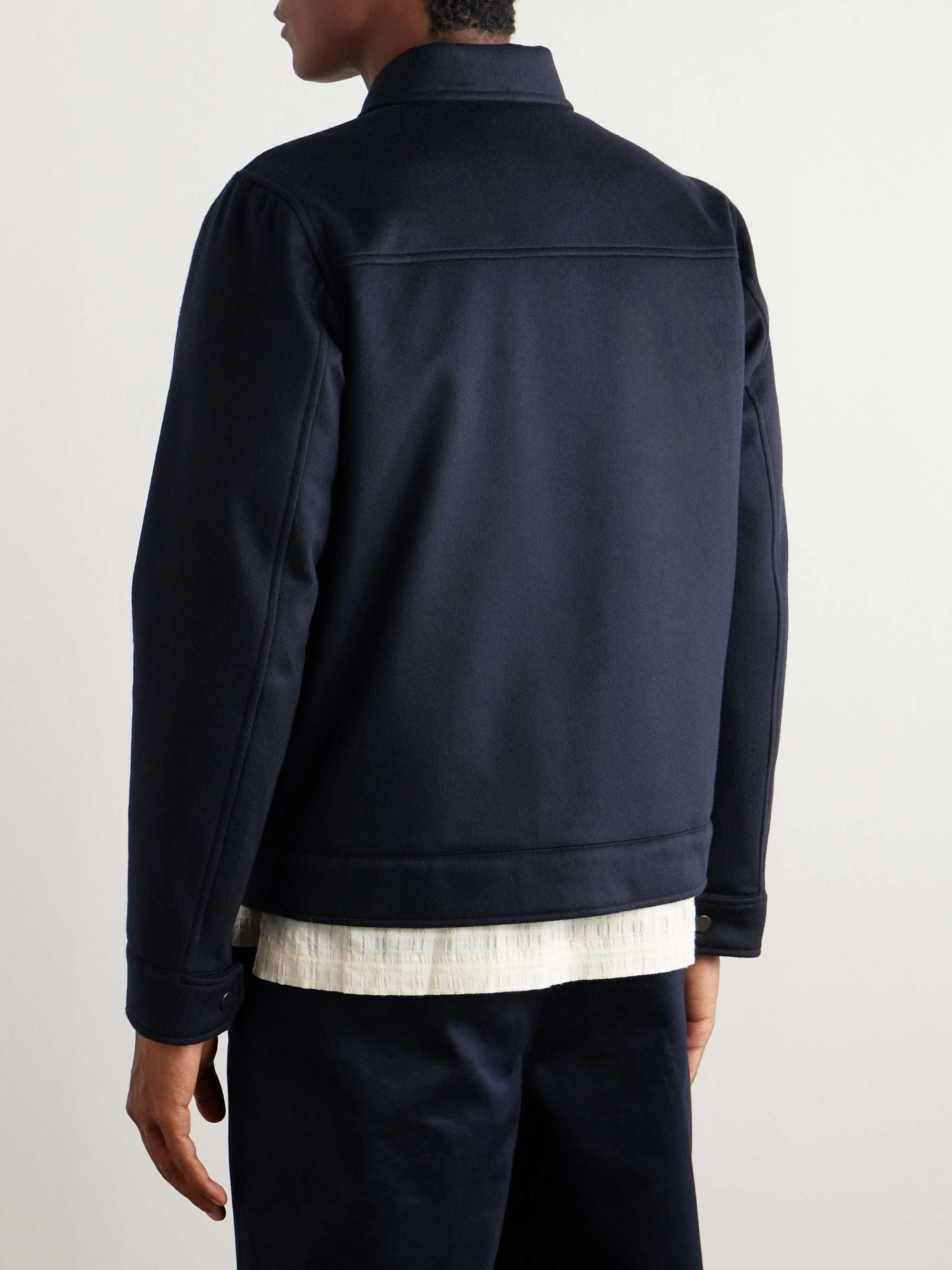 Victor Virgin Wool-Blend Felt Jacket view