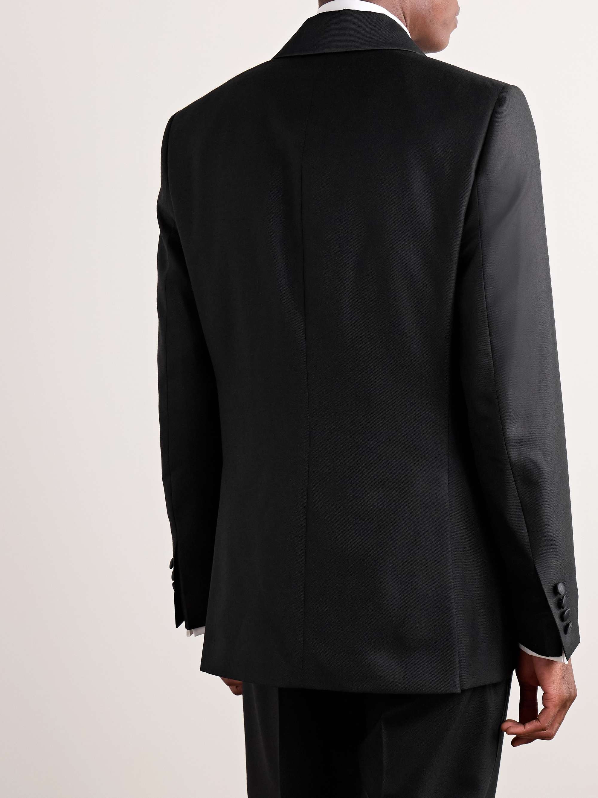 Chesham Shawl-Collar Wool-Twill Tuxedo Jacket view
