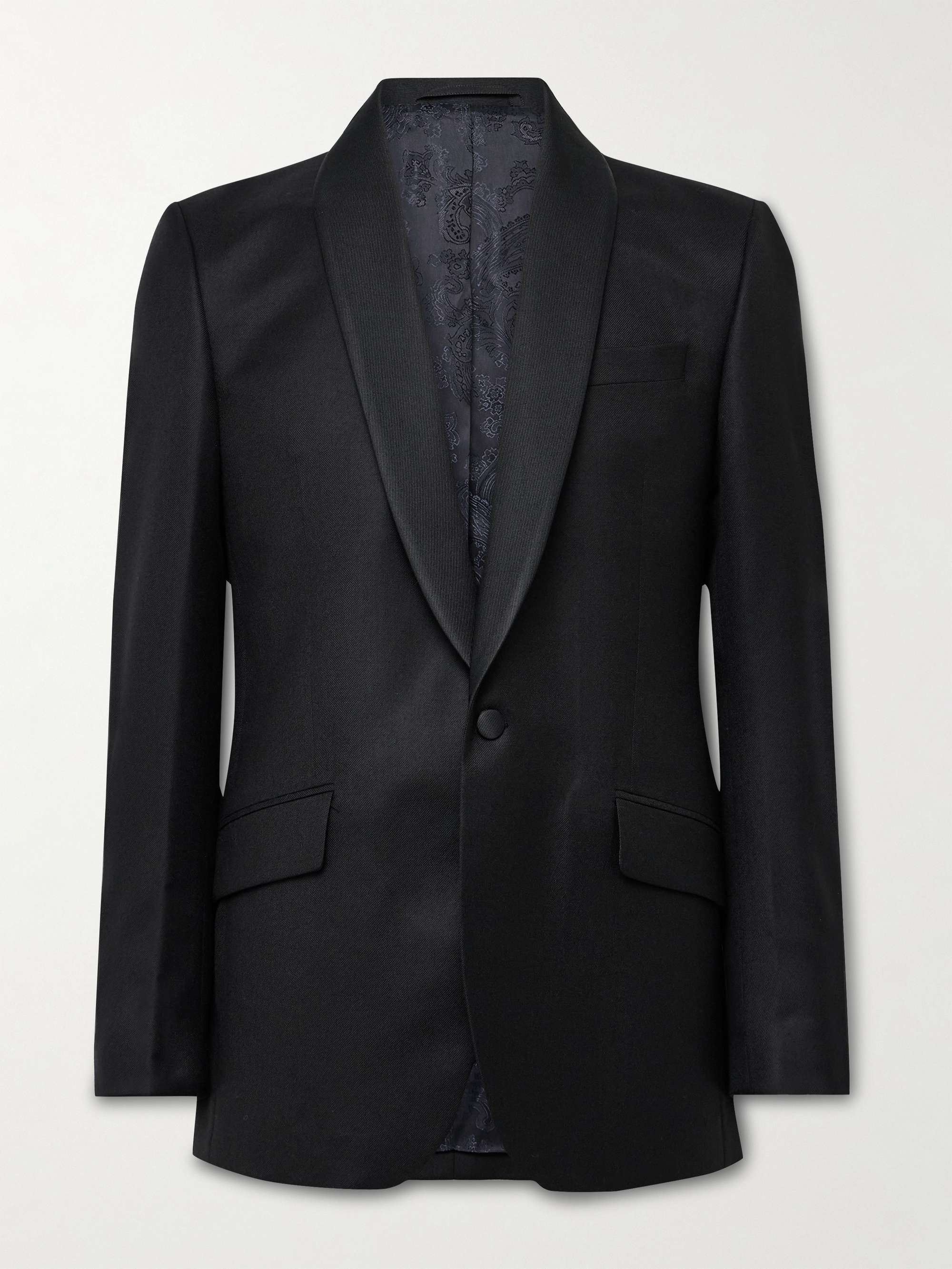 Chesham Shawl-Collar Wool-Twill Tuxedo Jacket view