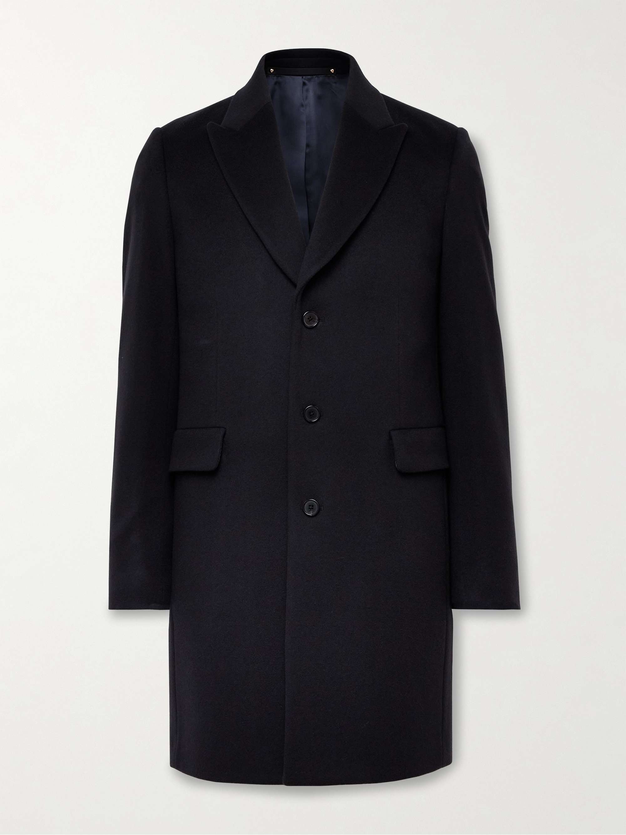 Slim-Fit Wool and Cashmere-Blend Felt Coat view