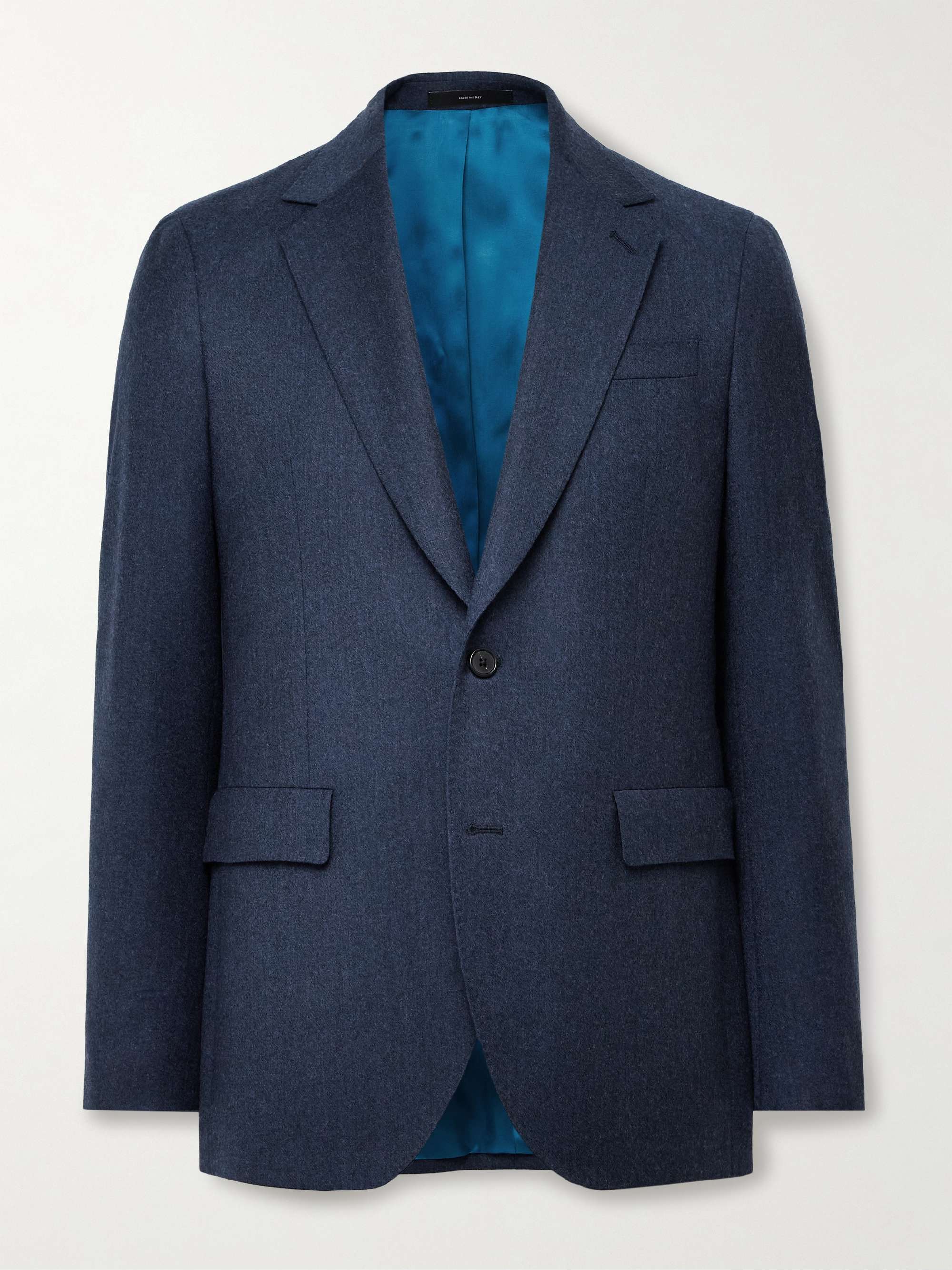 Wool and Cashmere-Blend Flannel Suit Jacket view