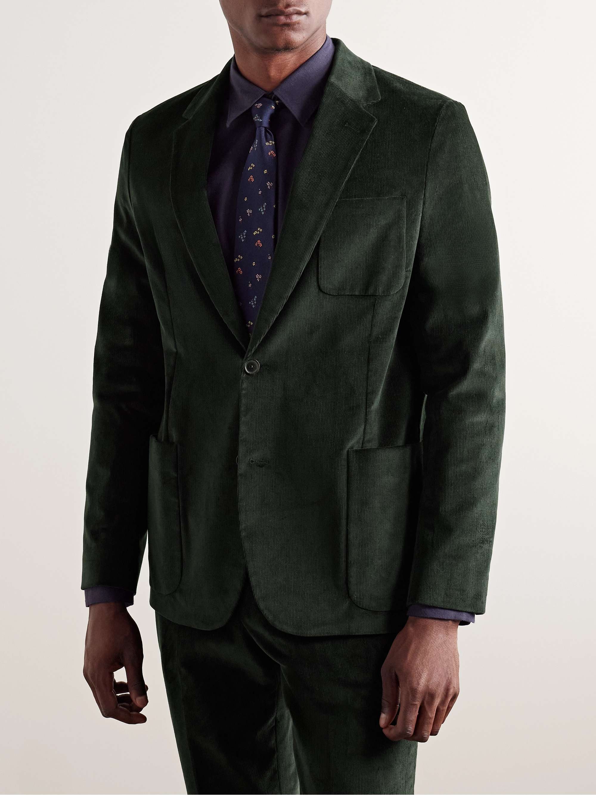Stretch-Cotton Corduroy Suit Jacket view