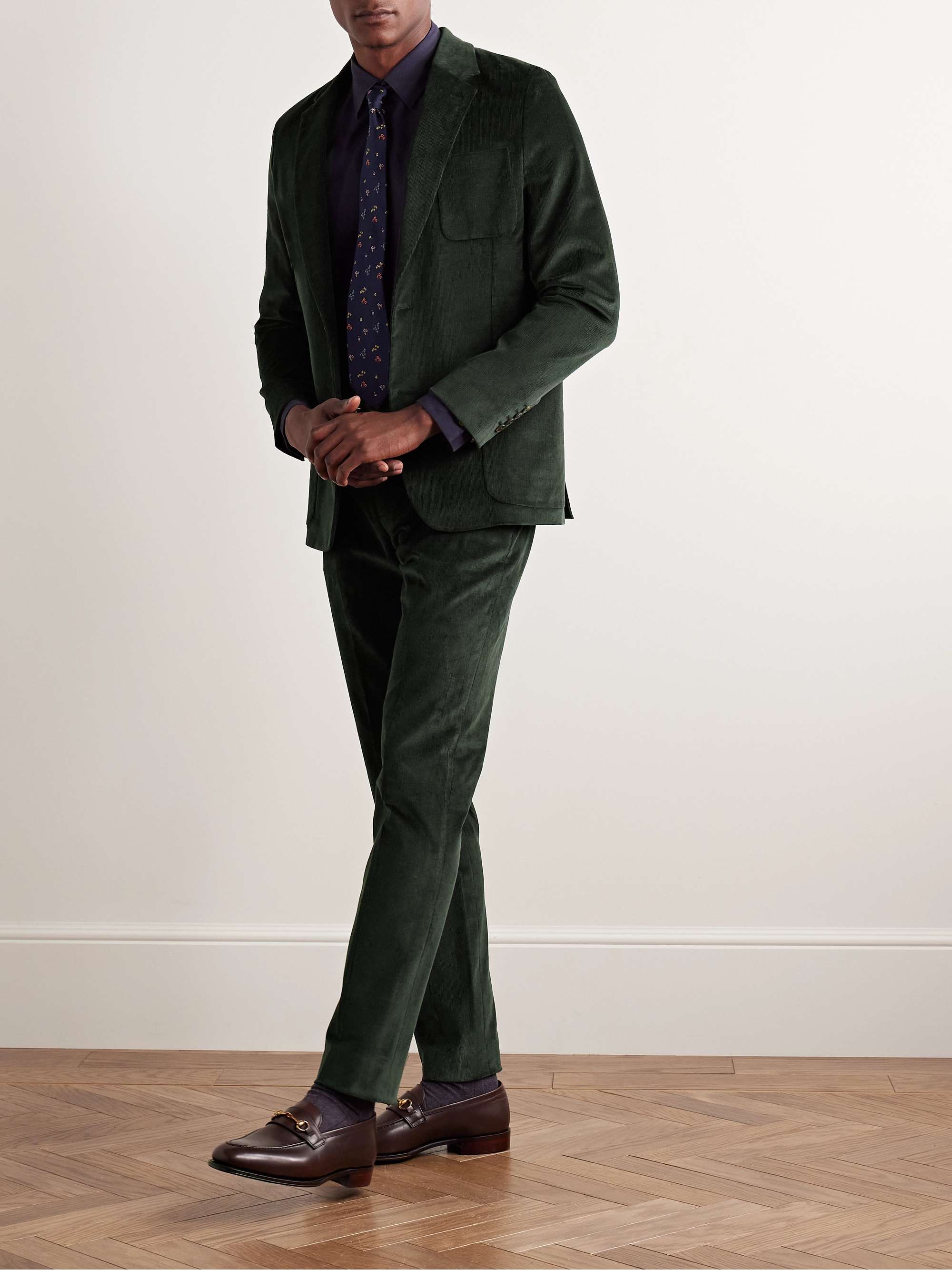 Stretch-Cotton Corduroy Suit Jacket view