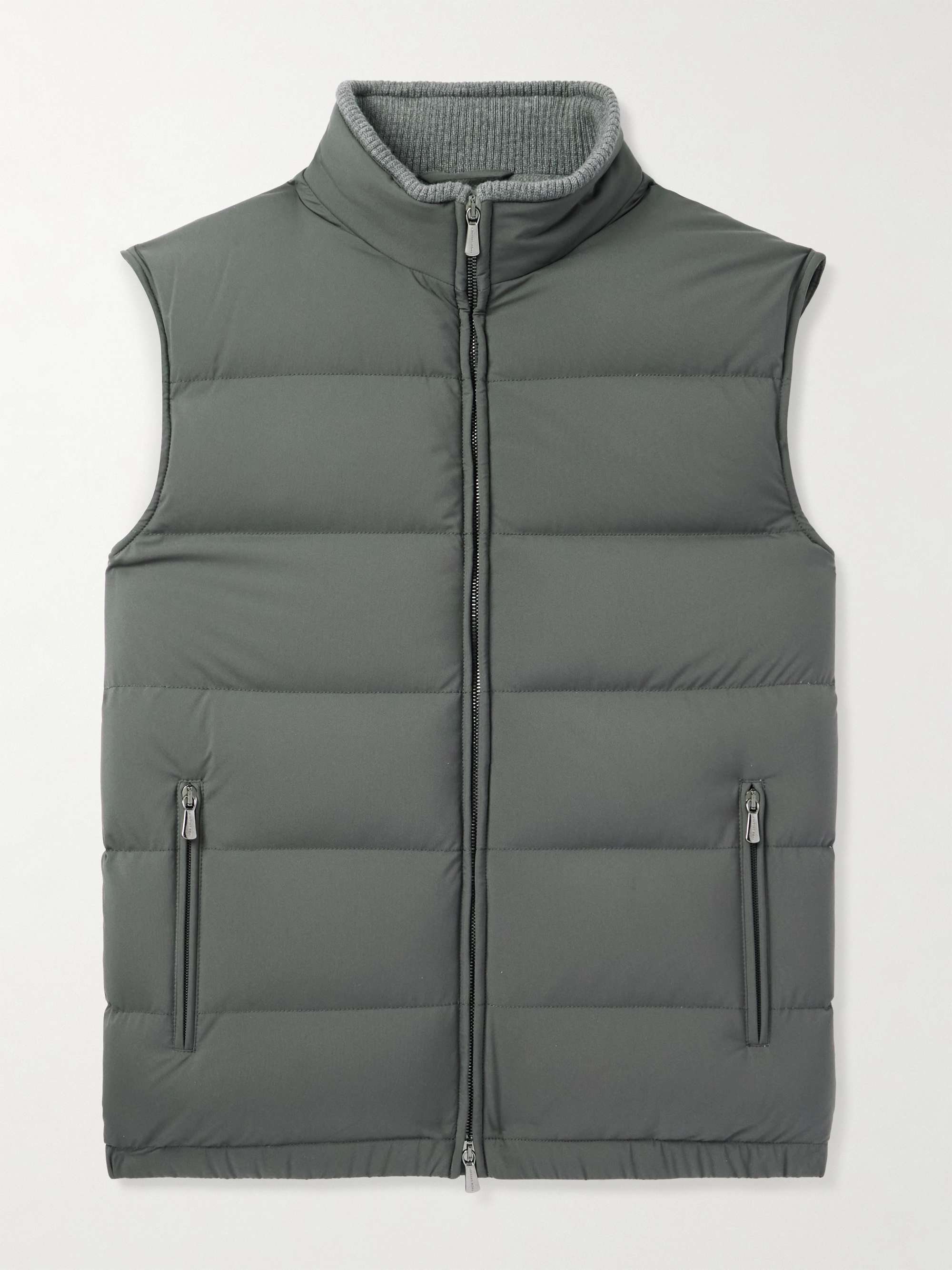 Slim-Fit Quilted Rain System® Shell Down Gilet view
