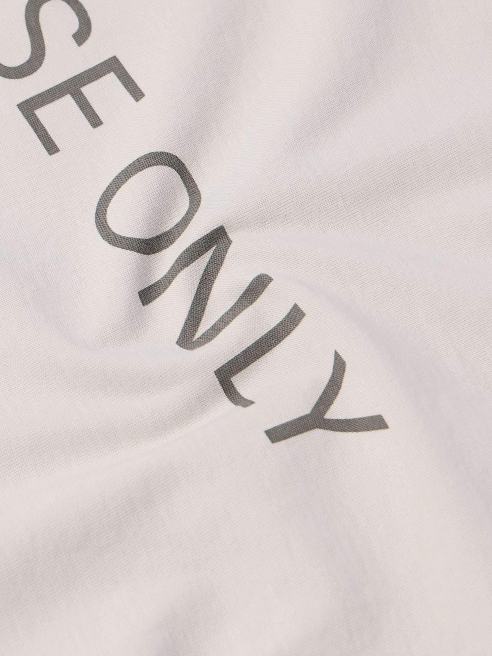 Inside Out Oversized Distressed Logo-Print Cotton-Jersey T-Shirt view