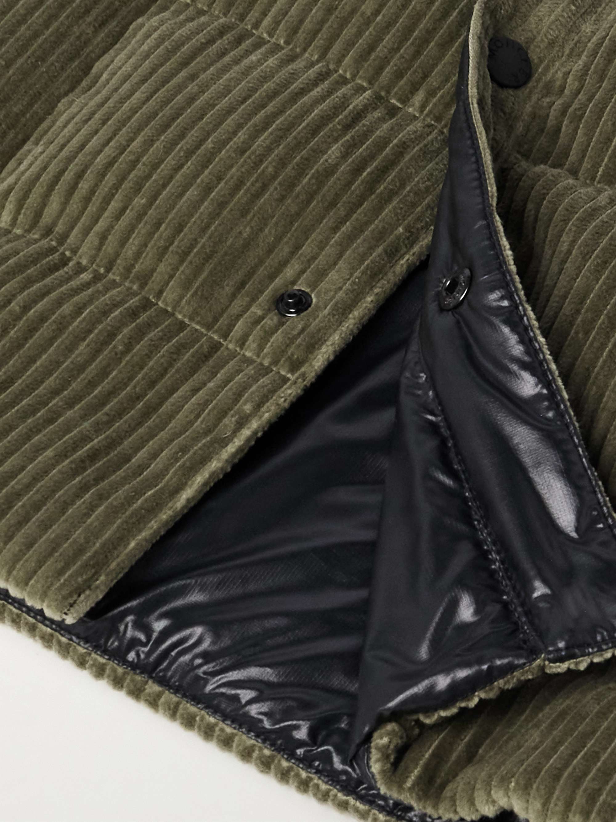 Gelt Quilted Cotton-Blend Corduroy Down Jacket view