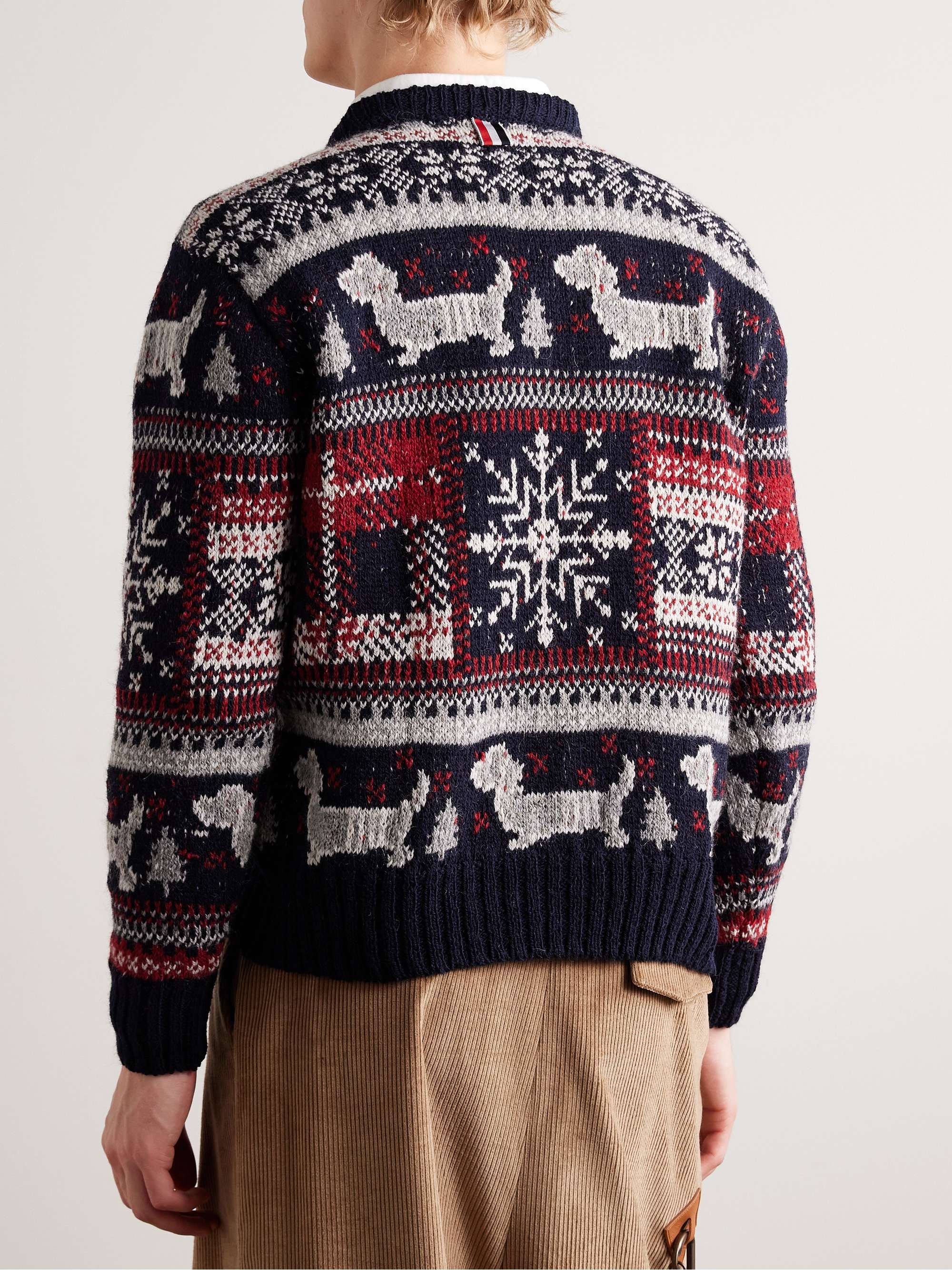 Holiday Hector Fair Isle Wool and Mohair-Blend Sweater view