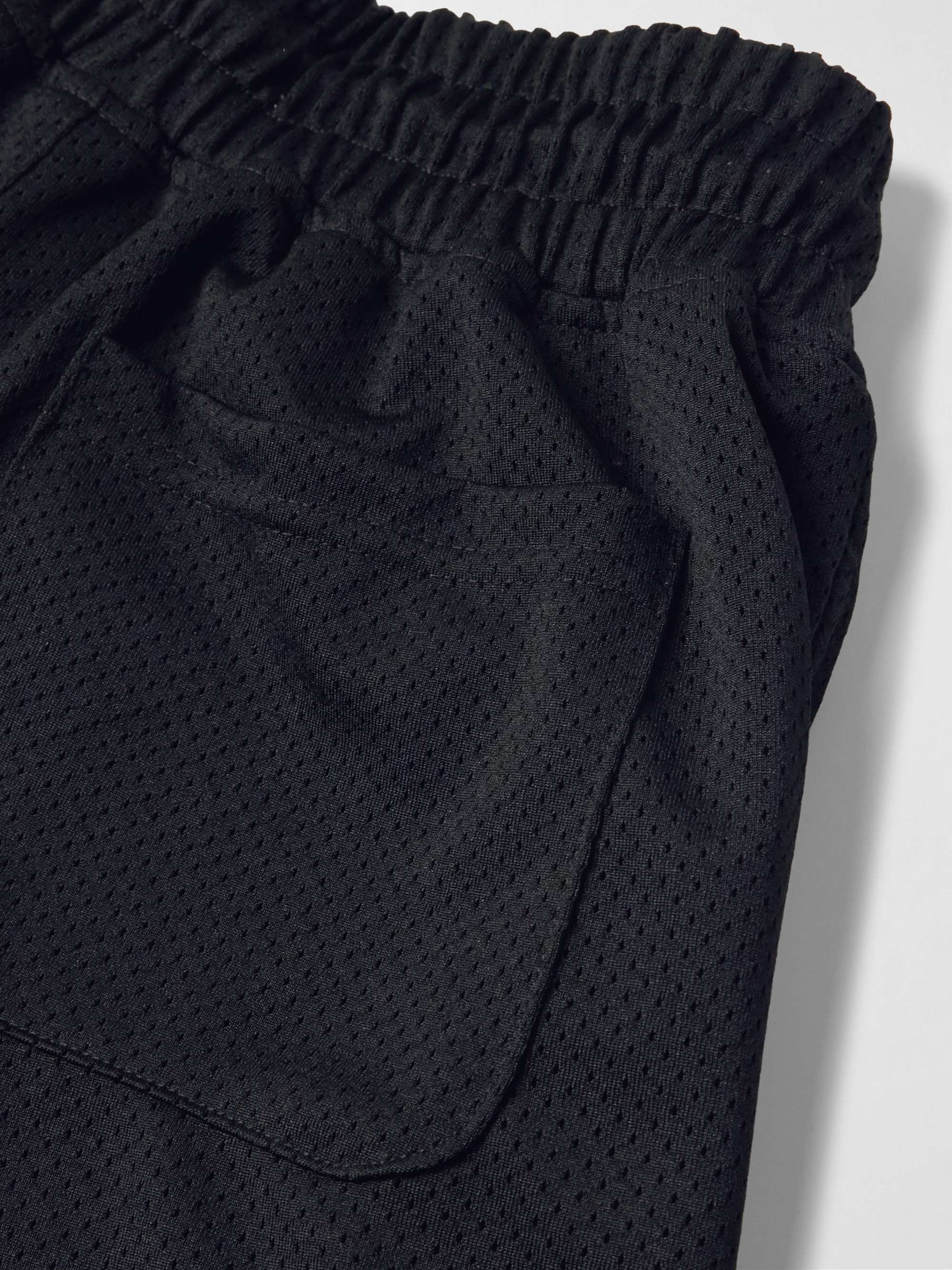 Logo-Appliquéd Mesh Shorts view
