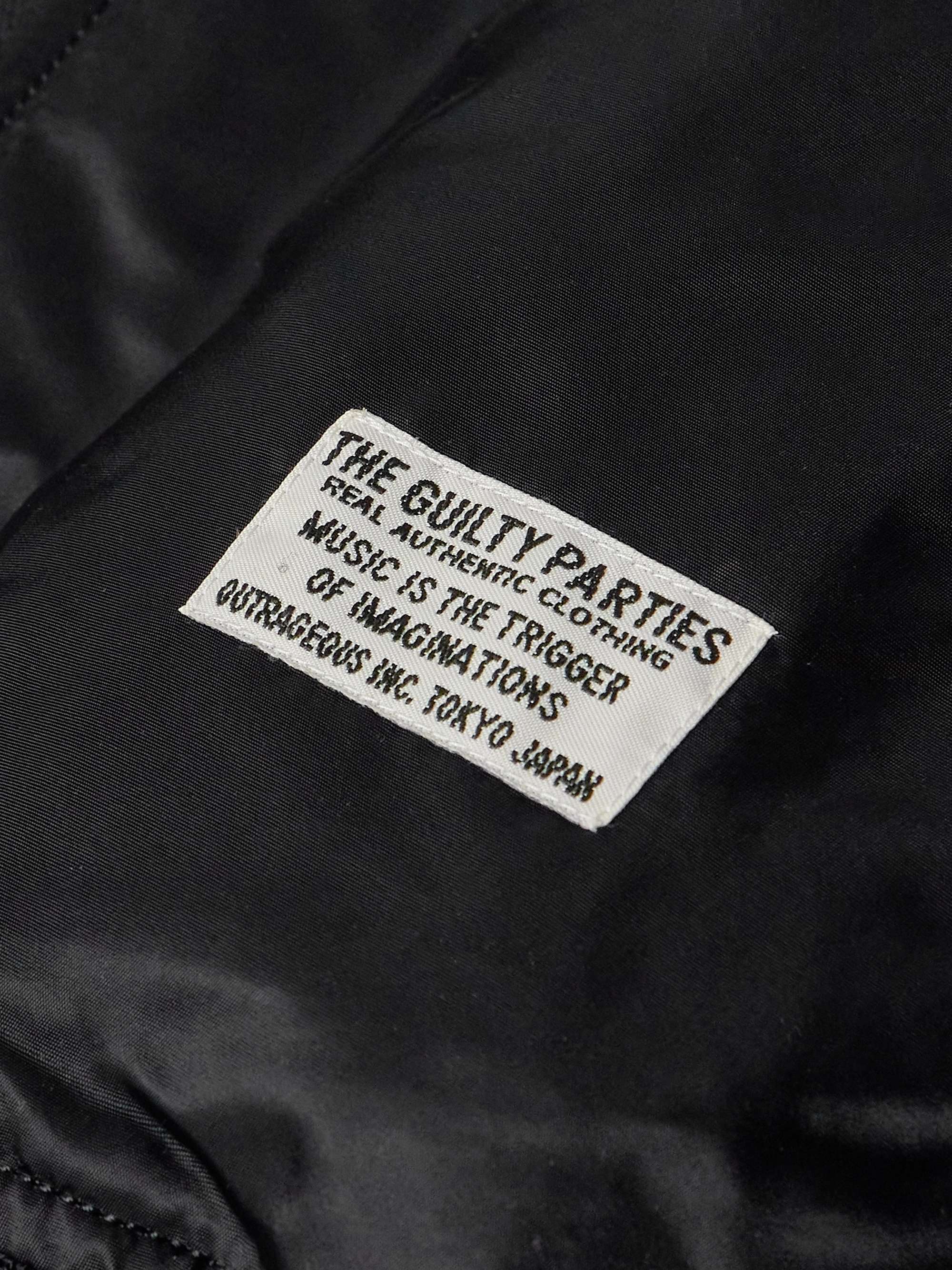 MA-1 Faux Fur-Trimmed Padded Shell Bomber Jacket view