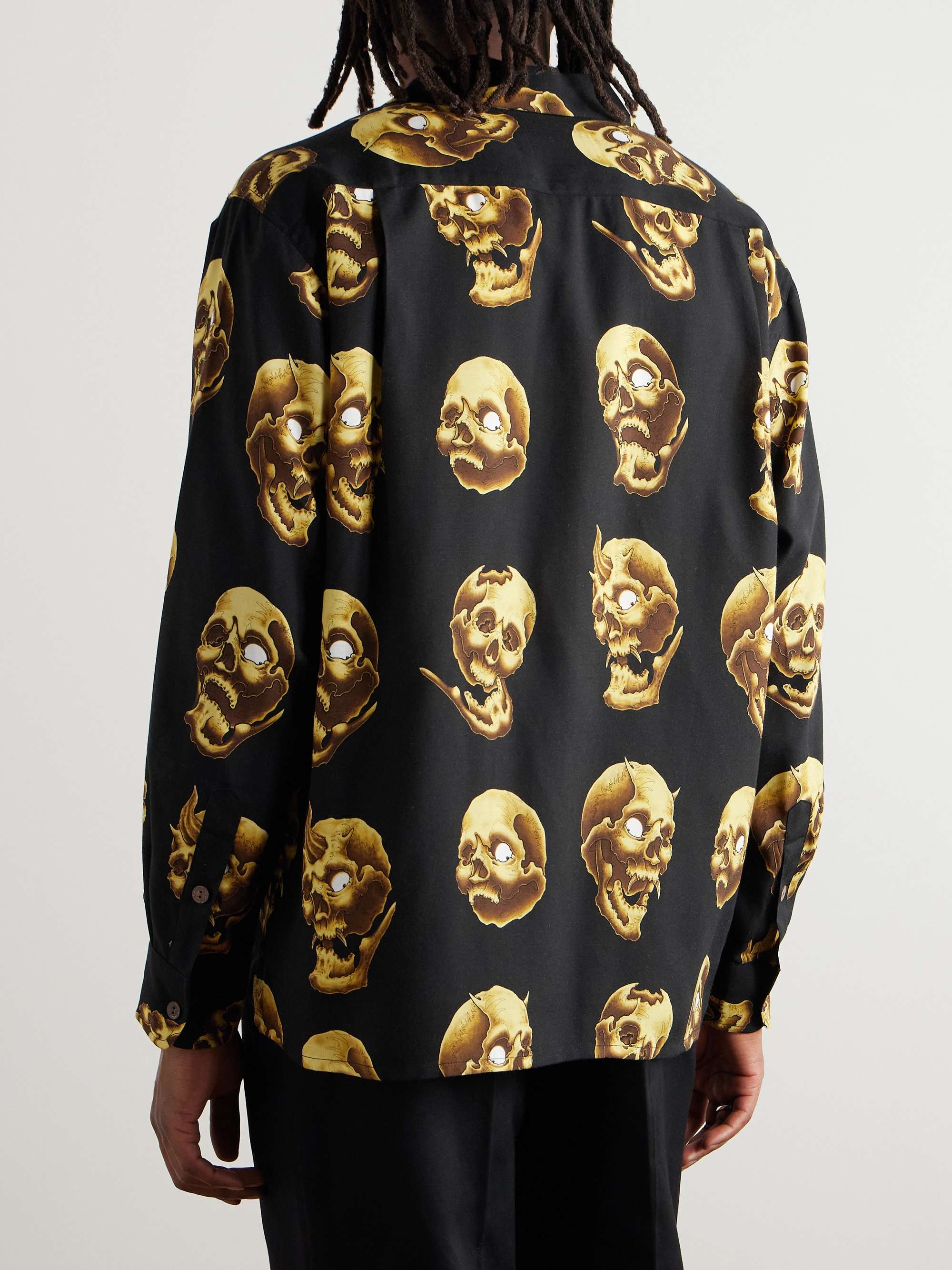 + 56 Tattoo Studio Convertible-Collar Printed TENCEL™ Lyocell Shirt view