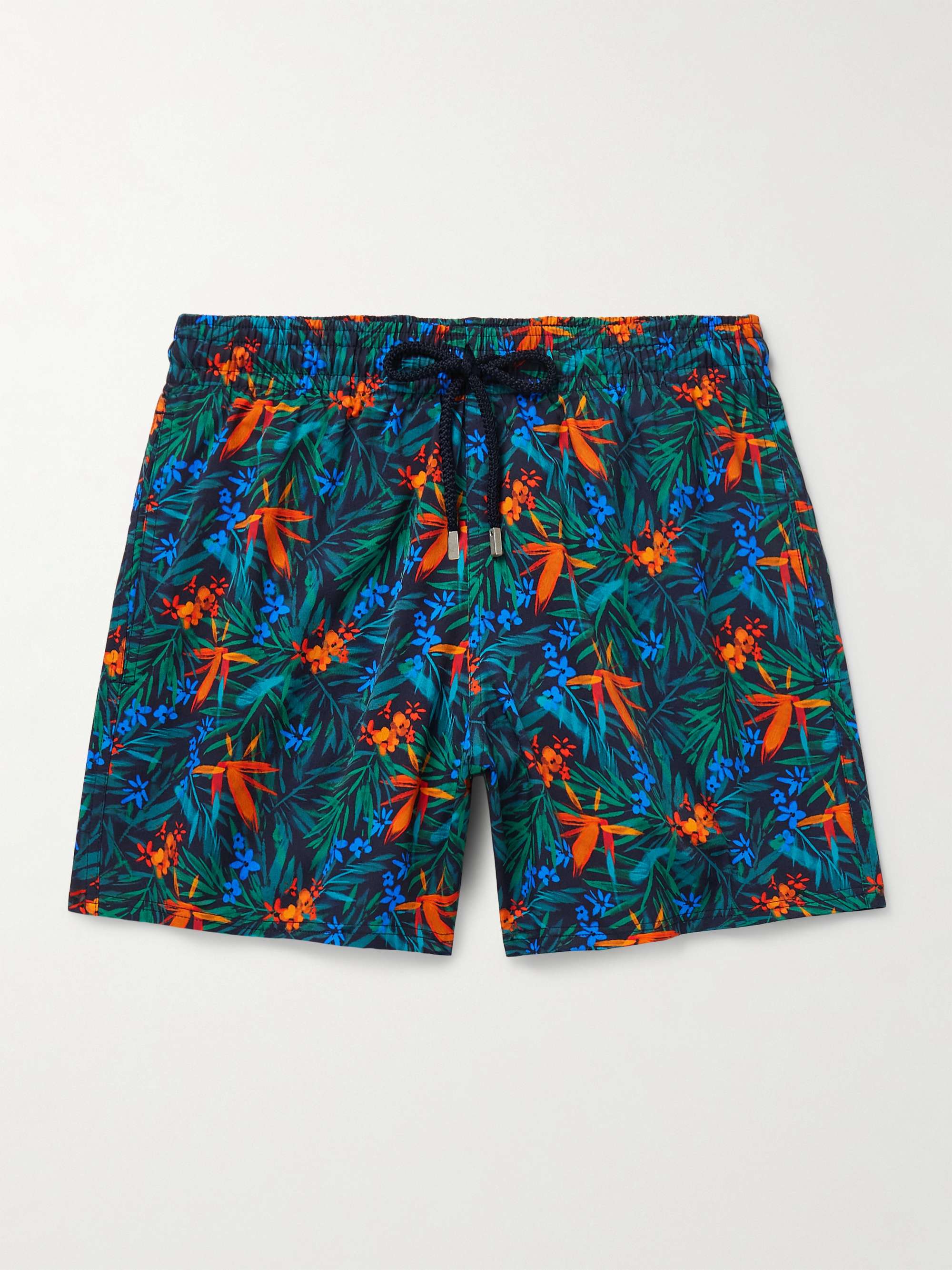Moorise Straight-Leg Mid-Length Printed Swim Shorts view
