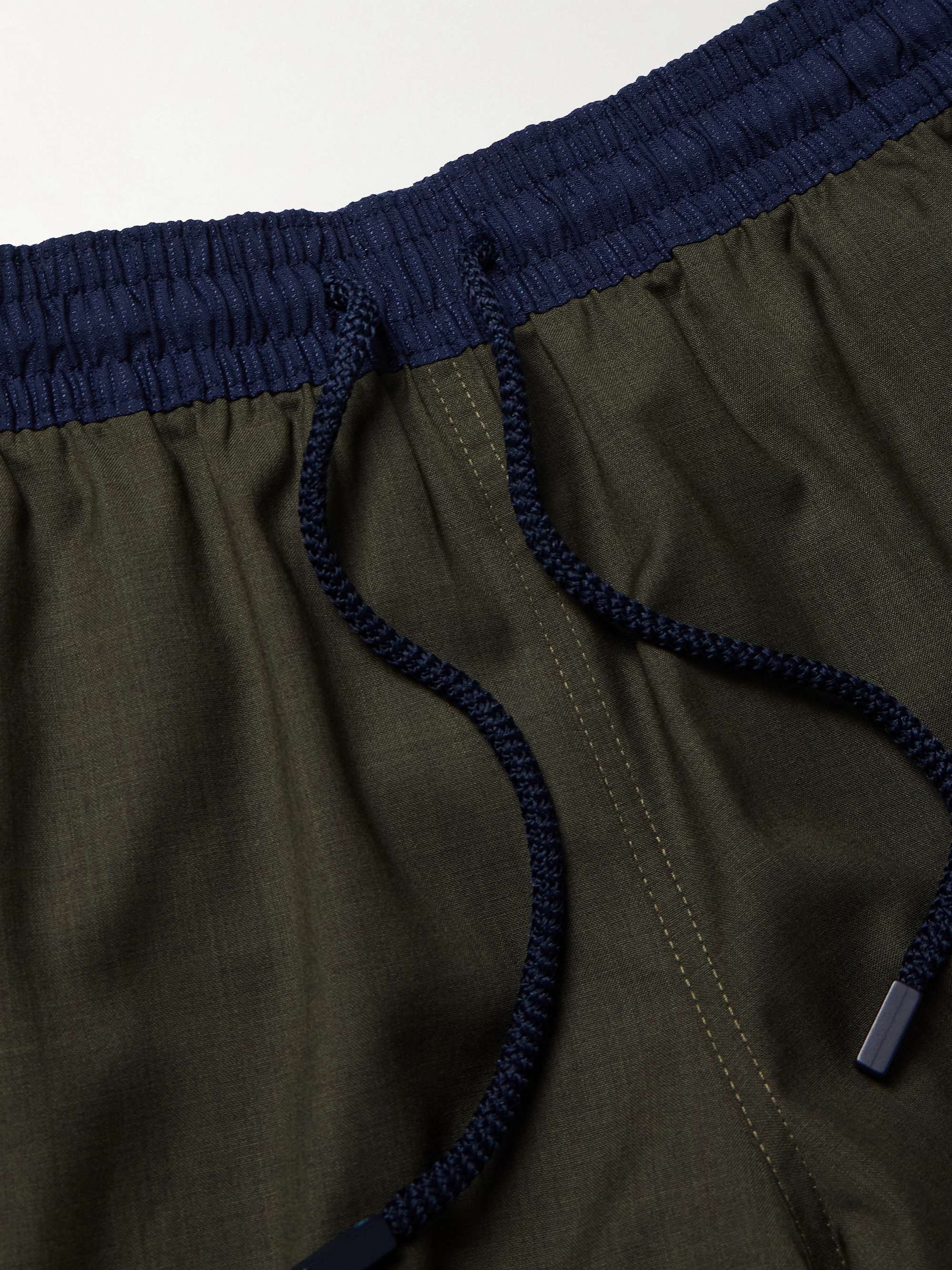 Magnus Wide-Leg Mid-Length Wool Swim Shorts view