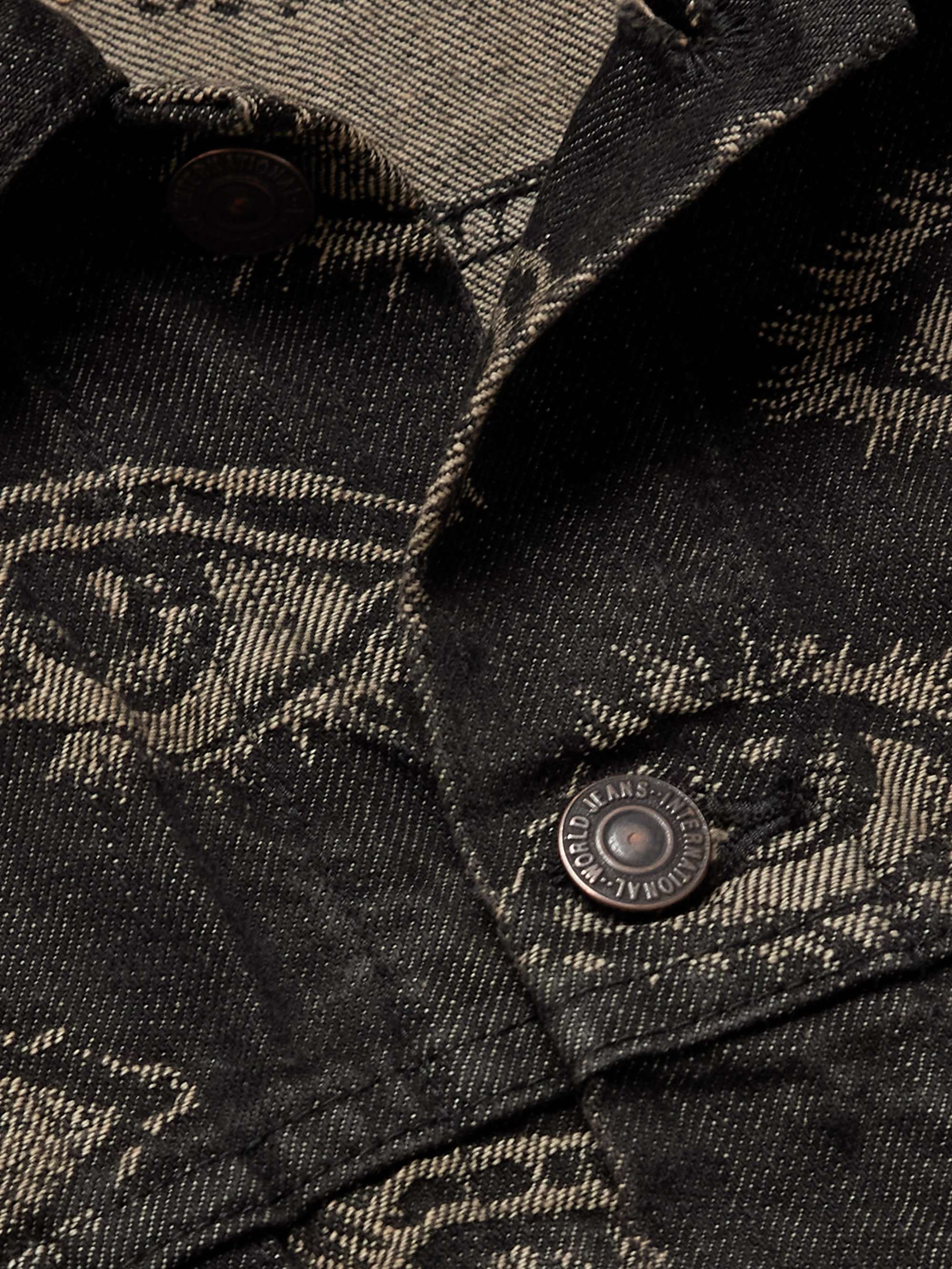 Speakeasy Printed Denim Jacket view