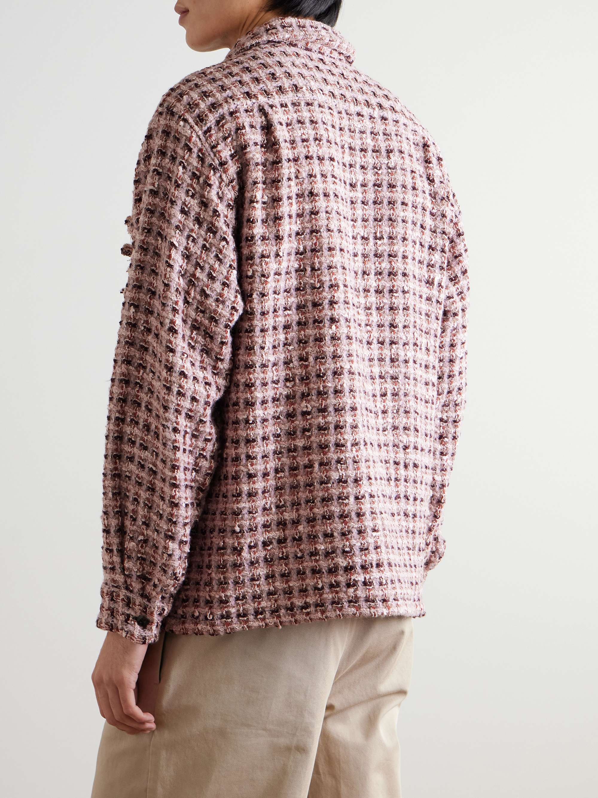 Wool-Blend Tweed Overshirt view
