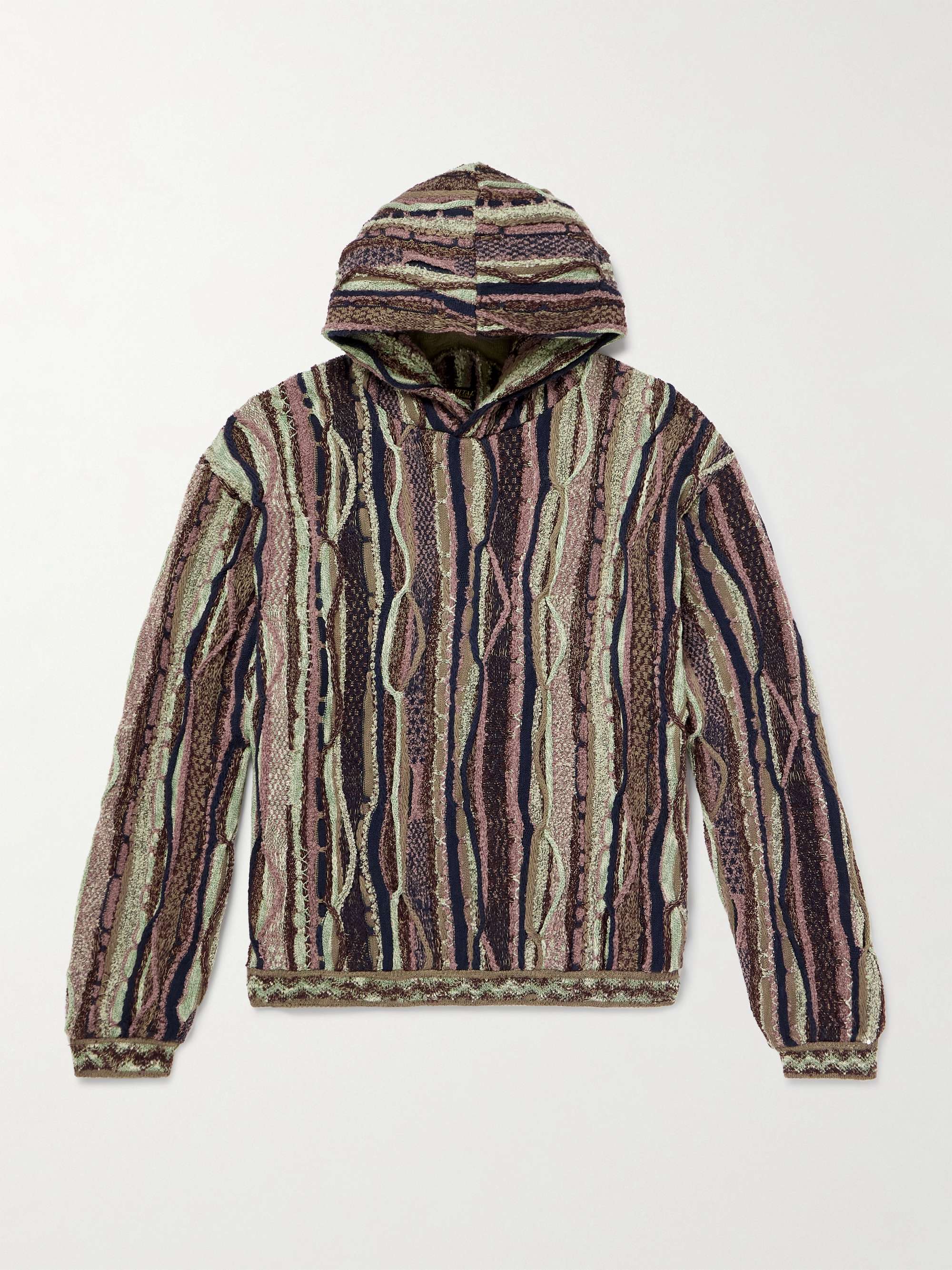 Gaudy Knitted Hoodie view