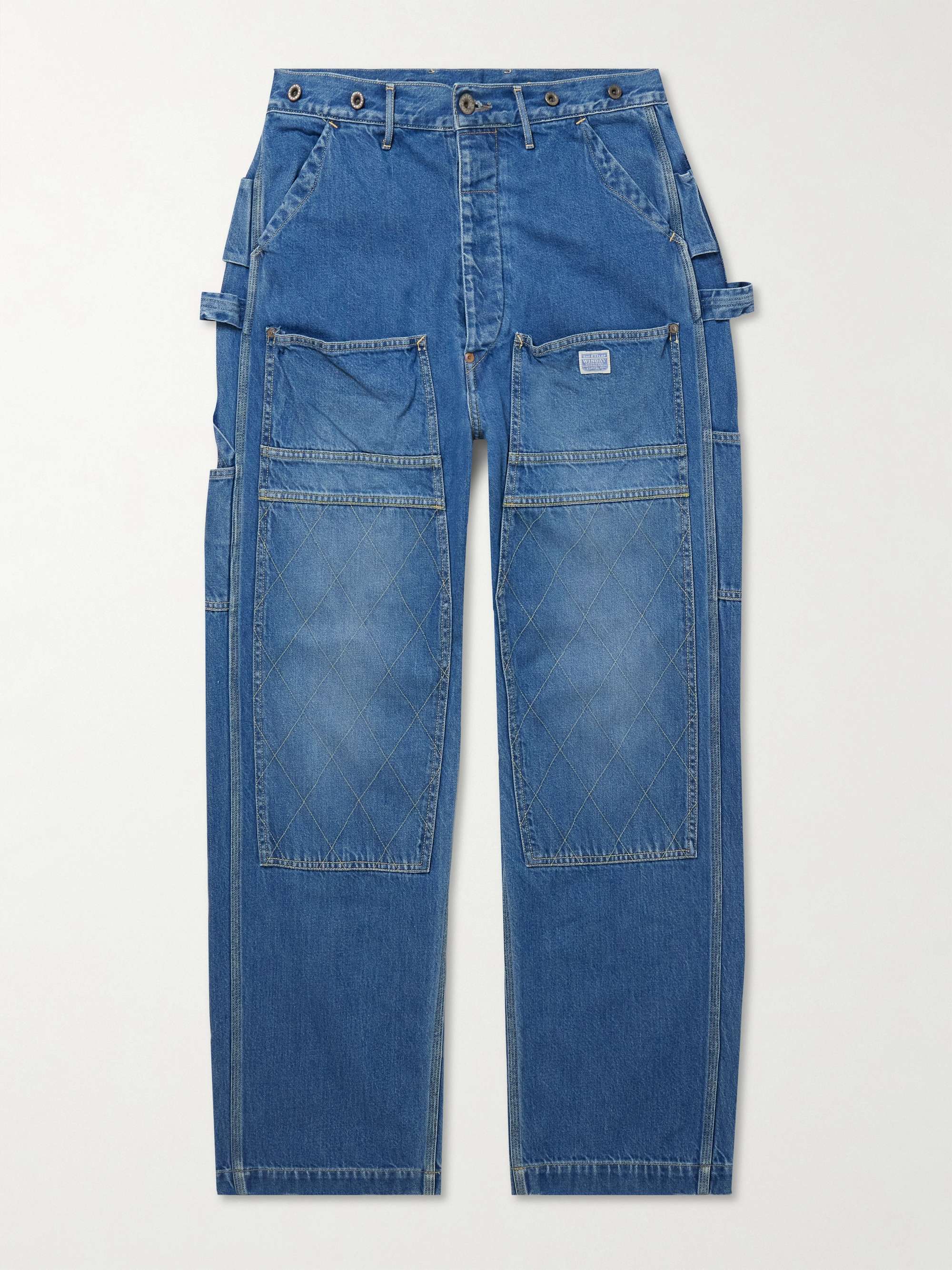 Lumber Straight-Leg Panelled Jeans view
