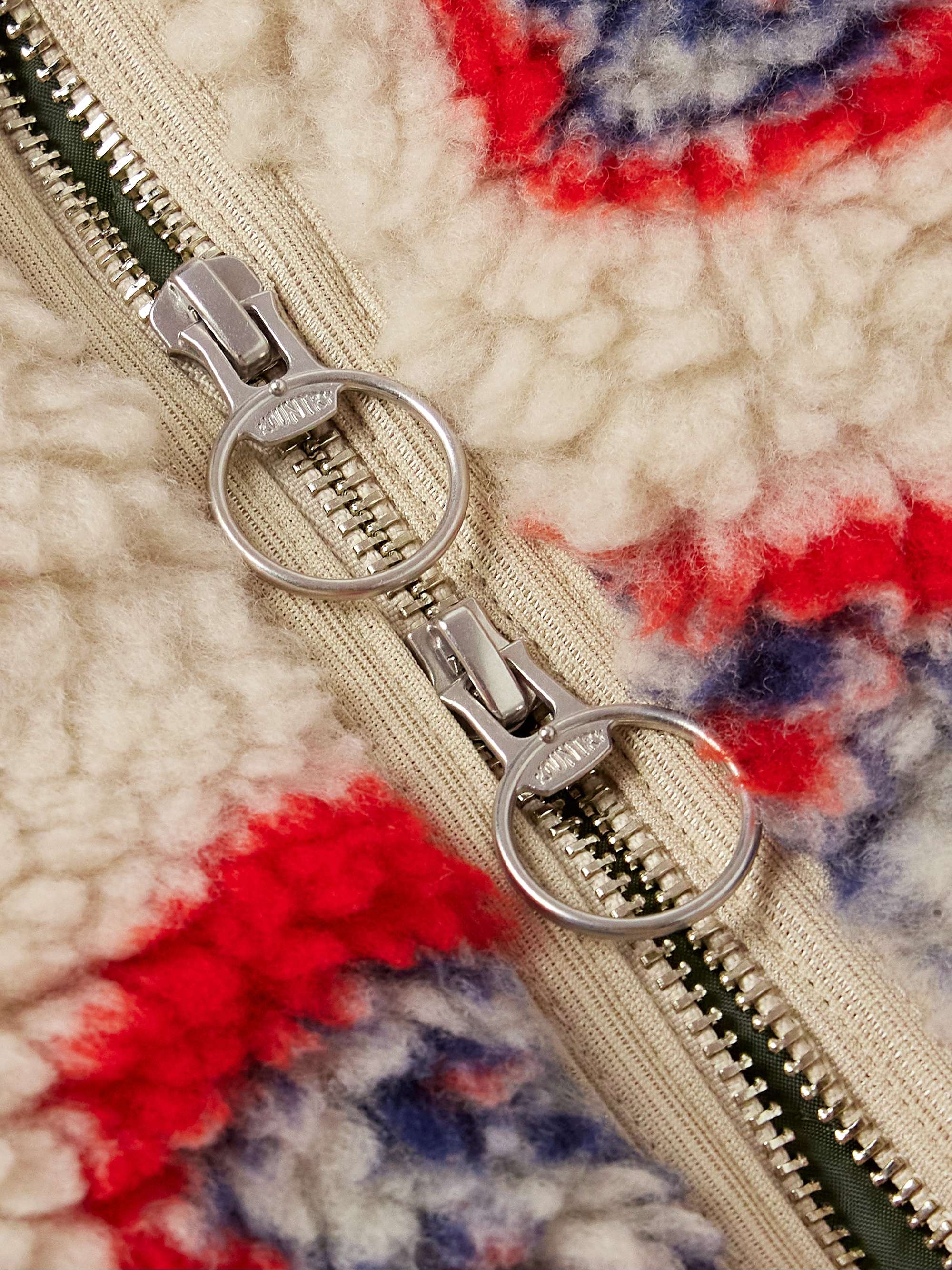 Drizzler Cropped Printed Fleece Jacket view