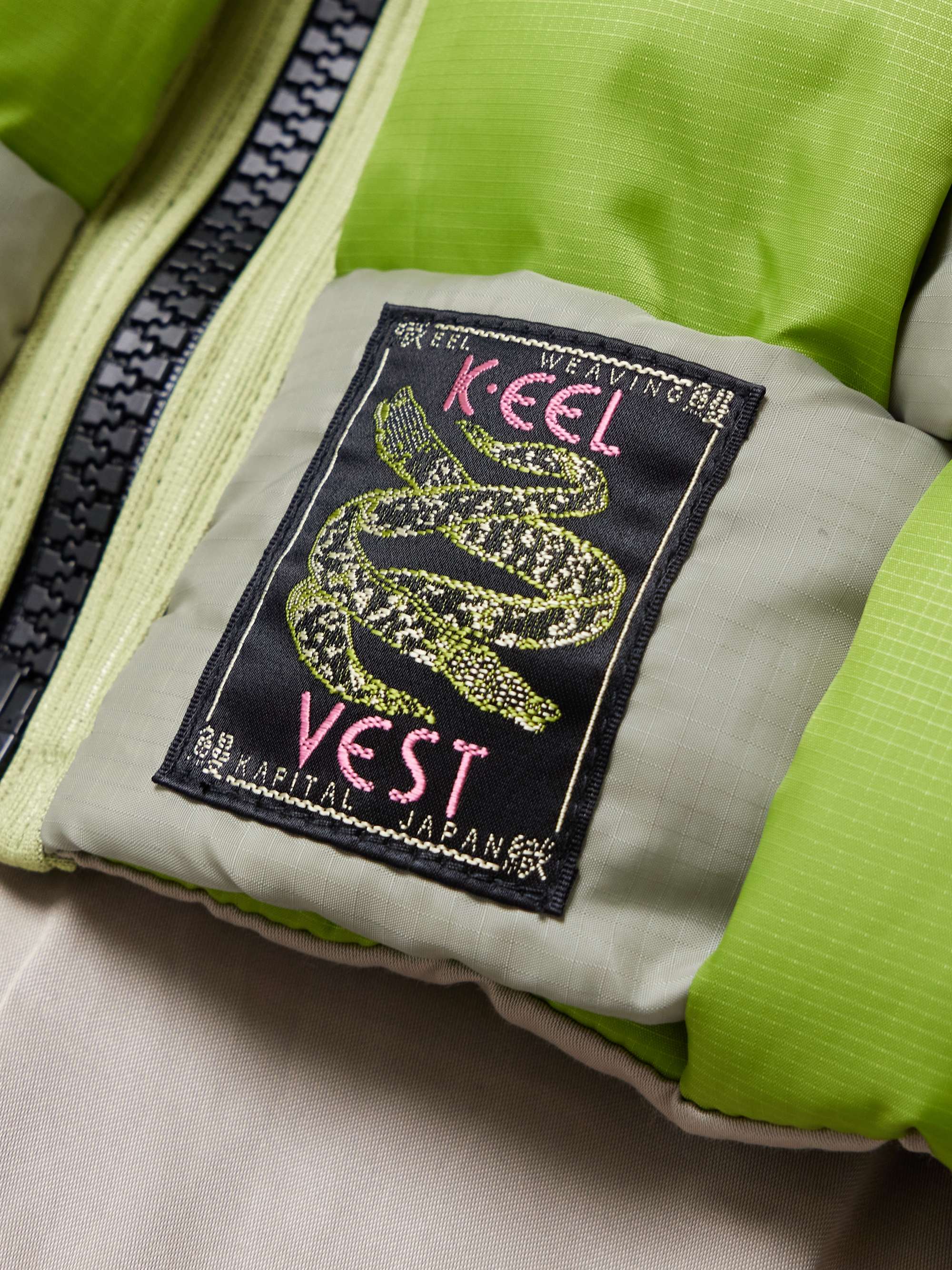Cropped Reversible Quilted Padded Shell Gilet view