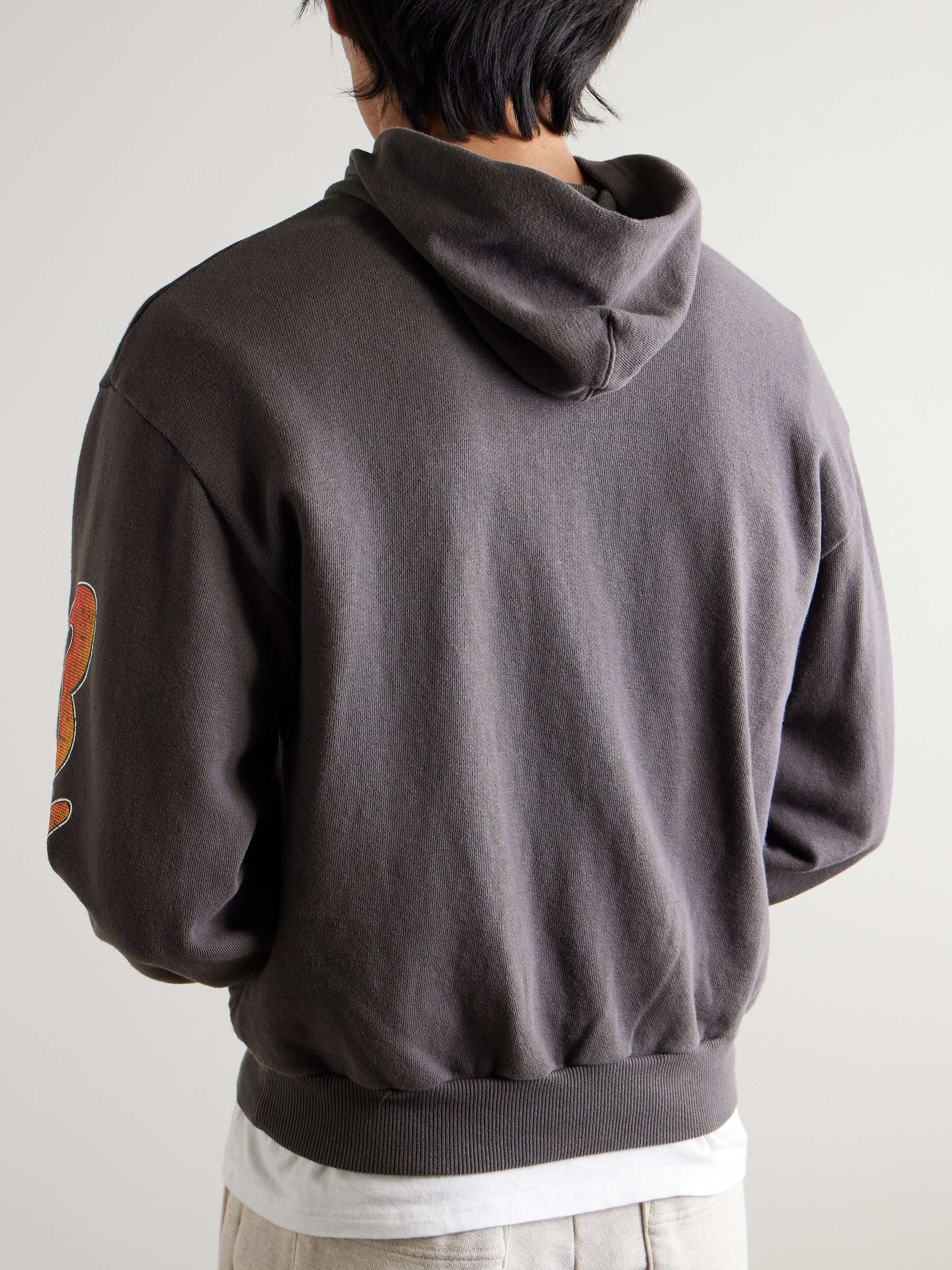 Buster Peckish Rainbowy Printed Cotton-Jersey Hoodie view