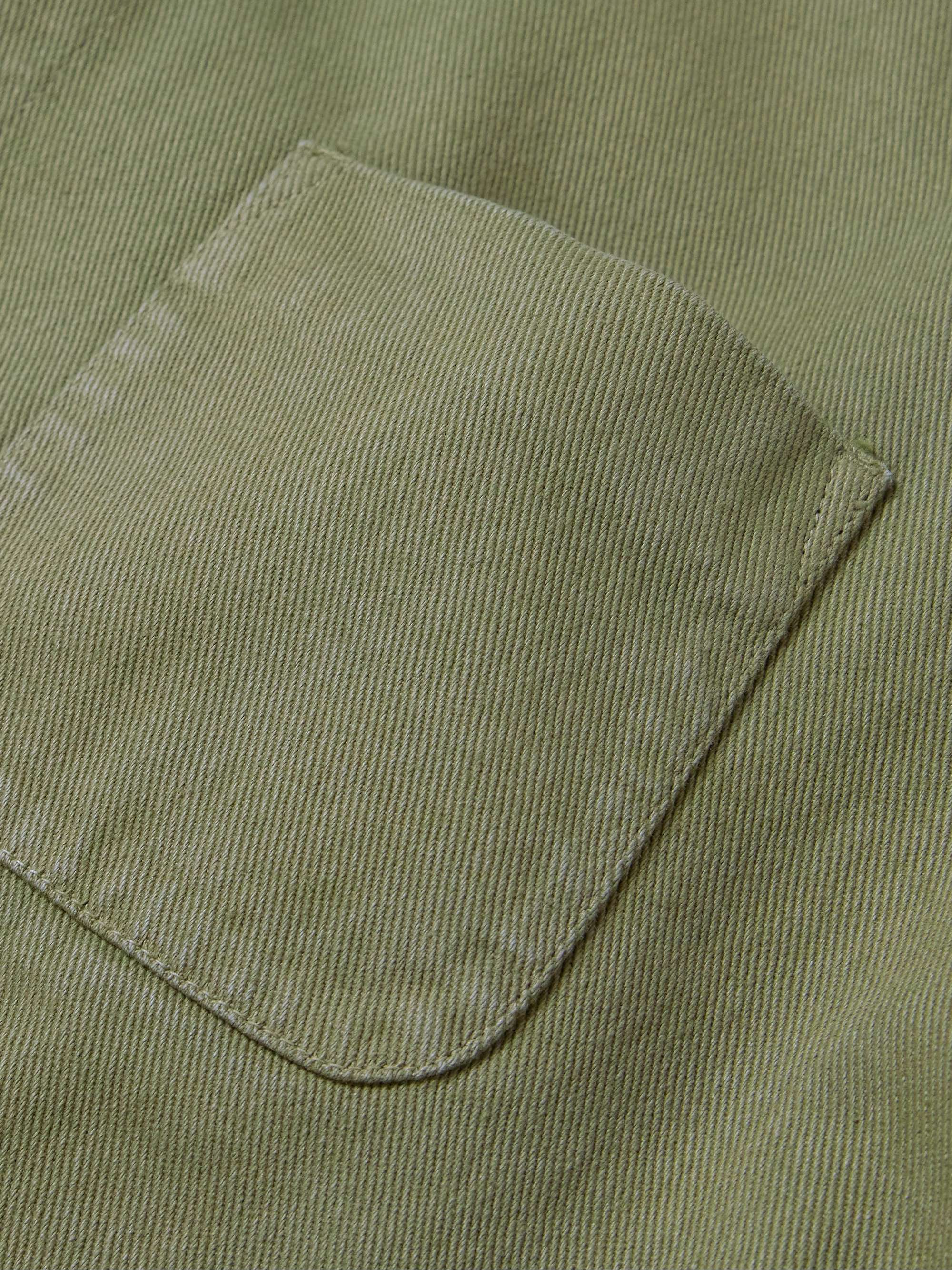 Assembly Garment-Dyed Cotton-Twill Overshirt view