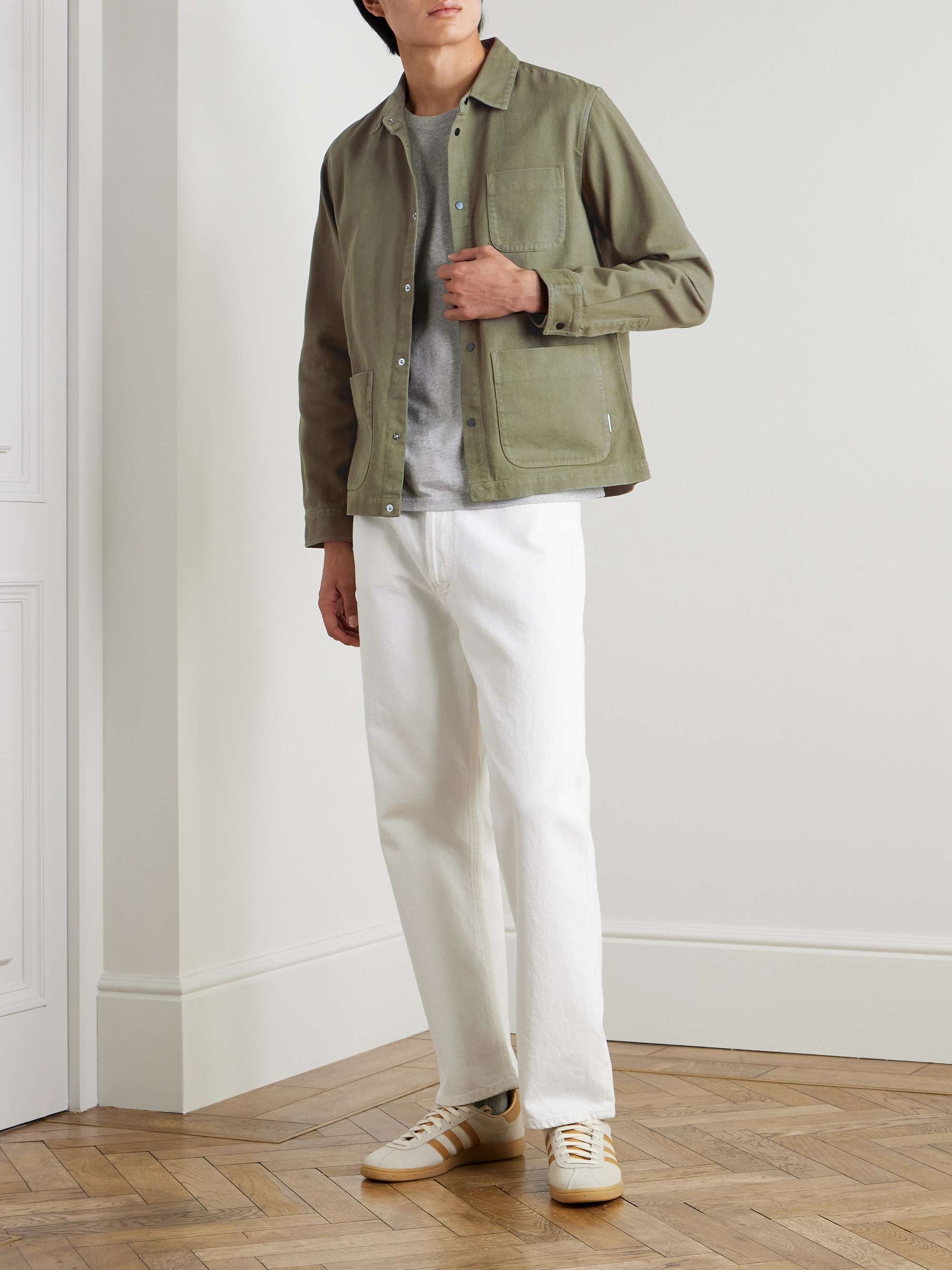 Assembly Garment-Dyed Cotton-Twill Overshirt view