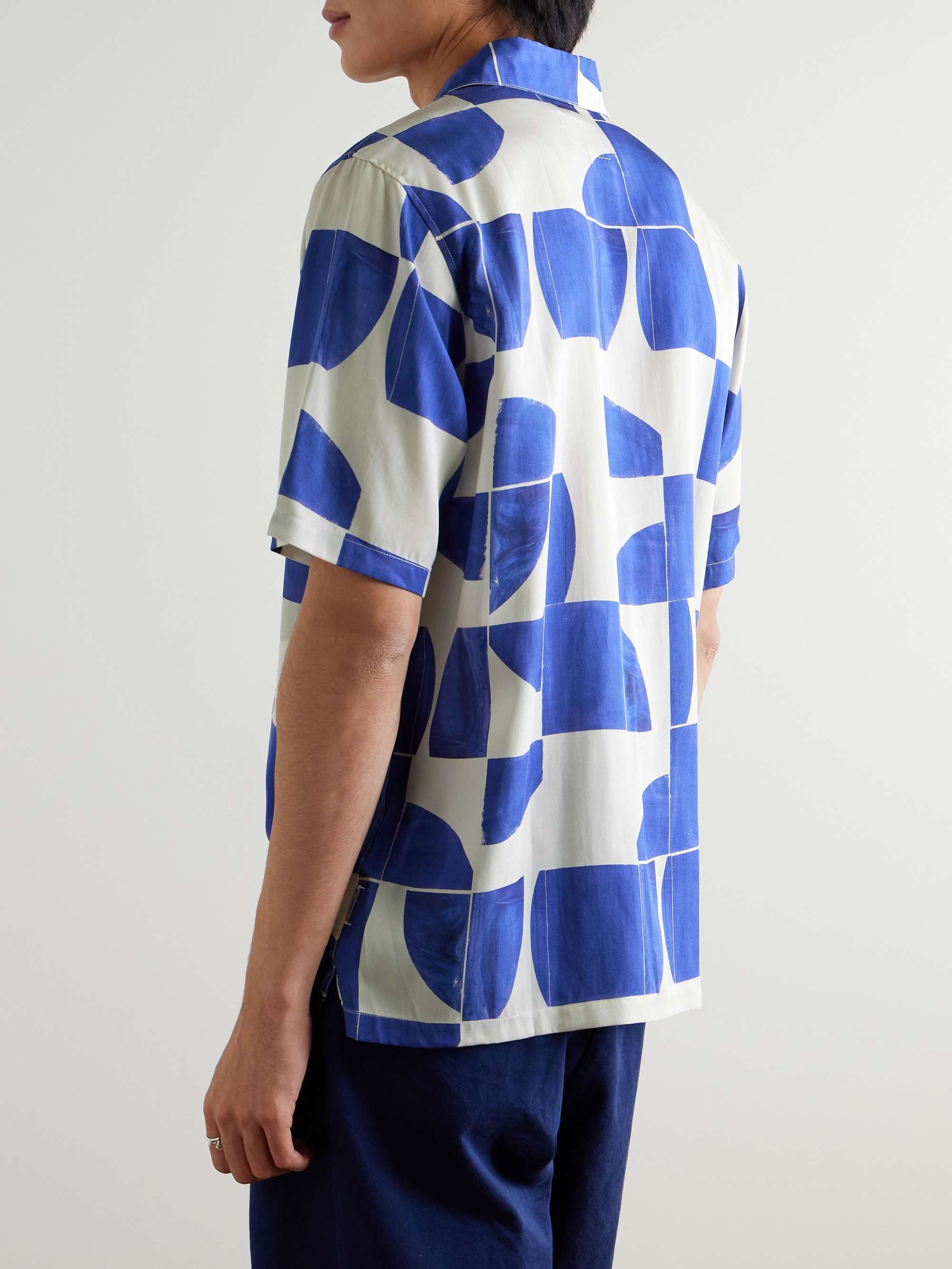 + Kate Gibb Gabe Printed TENCEL™ Lyocell Shirt view