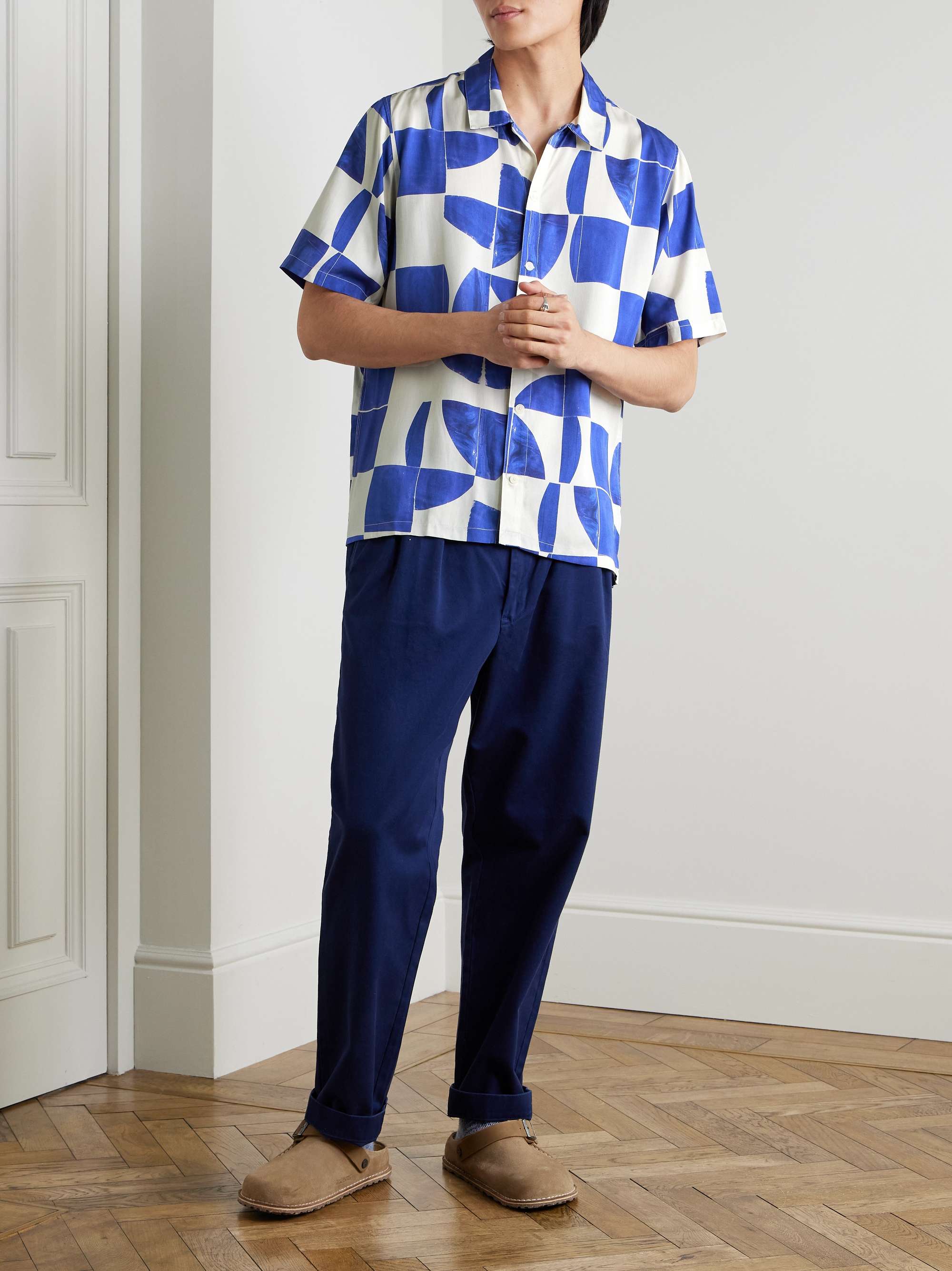 + Kate Gibb Gabe Printed TENCEL™ Lyocell Shirt view