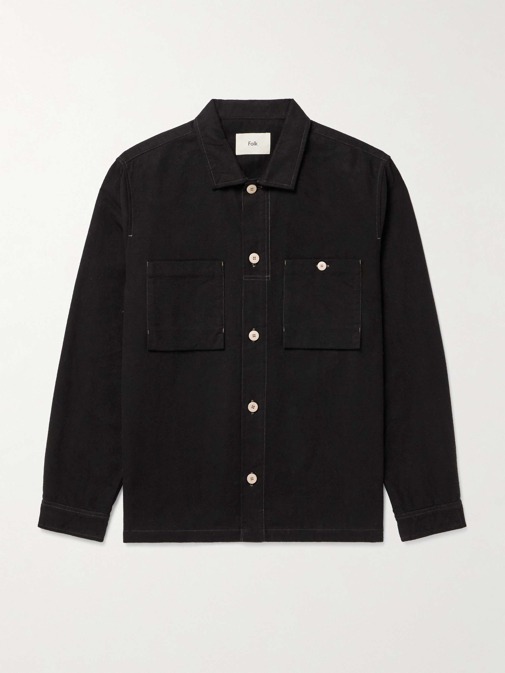 Patch Cotton-Moleskin Overshirt view
