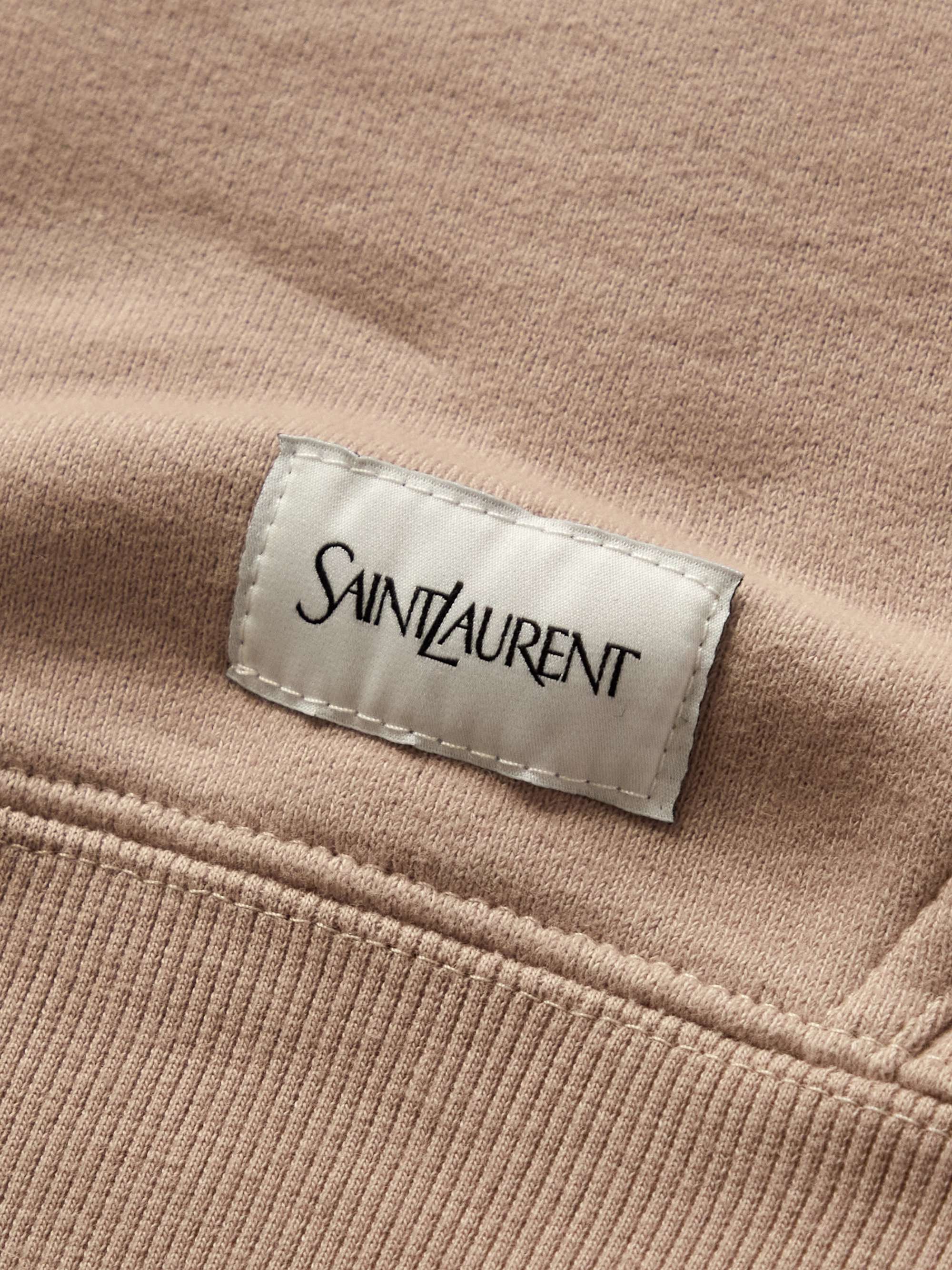 Oversized Logo-Appliquéd Cotton-Jersey Hoodie view
