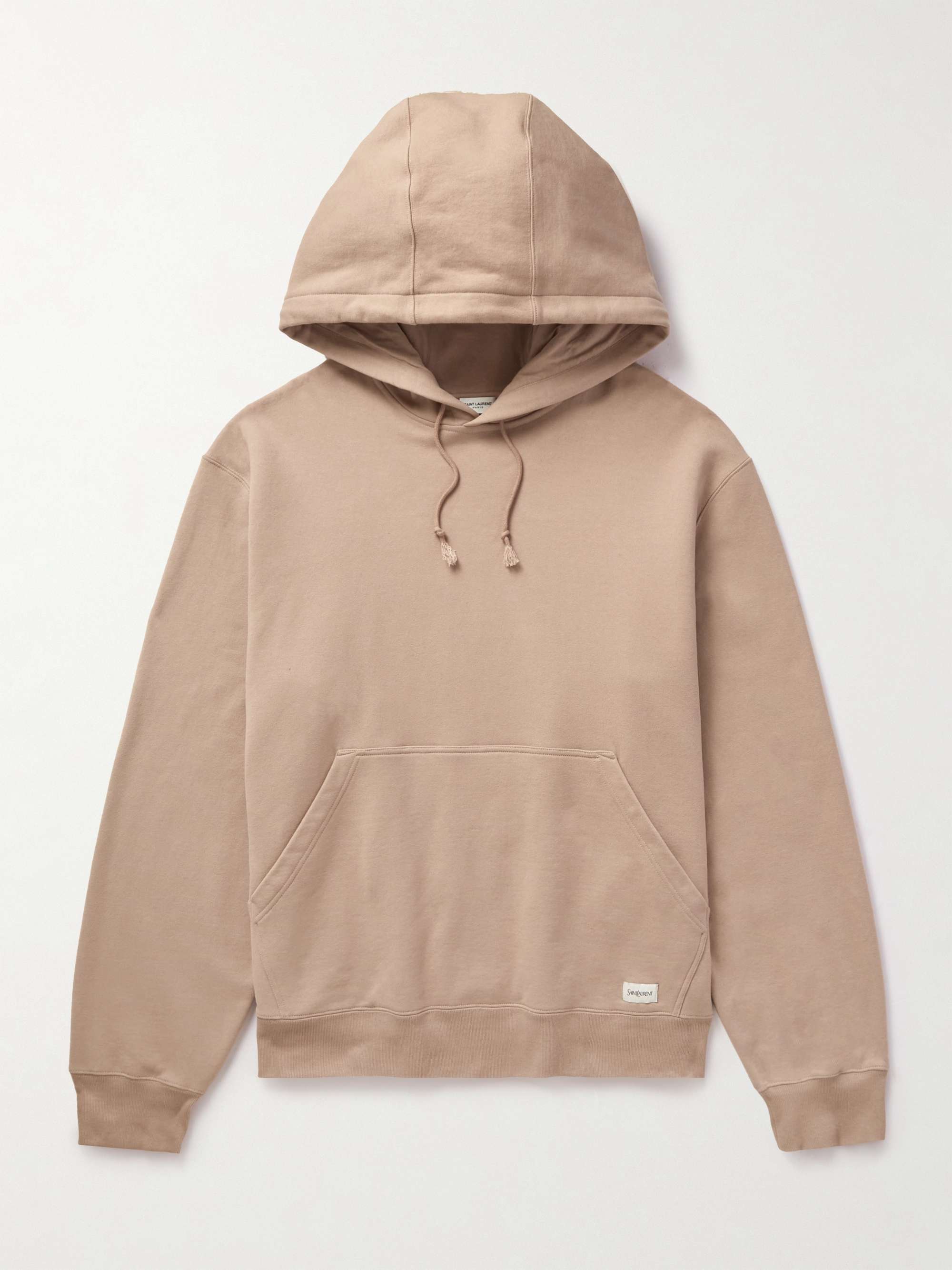 Oversized Logo-Appliquéd Cotton-Jersey Hoodie view