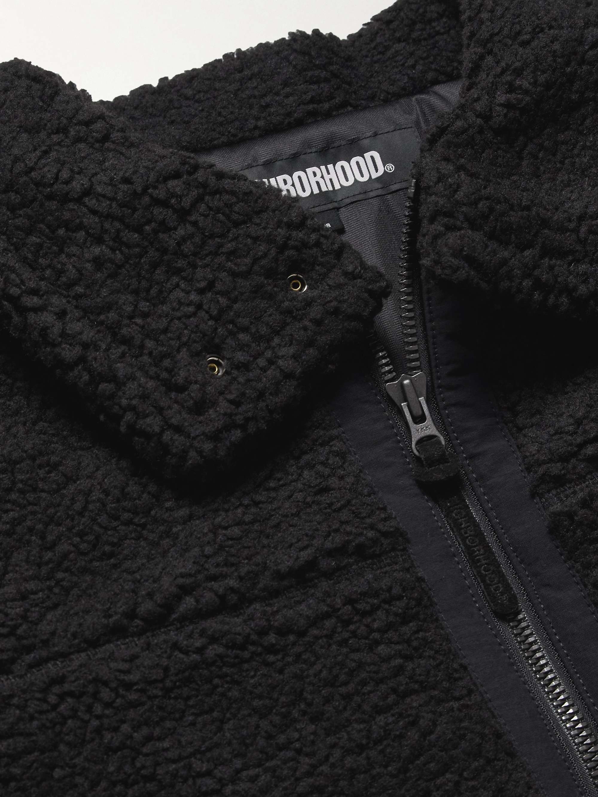 B-3 Shell-Trimmed Fleece Jacket view